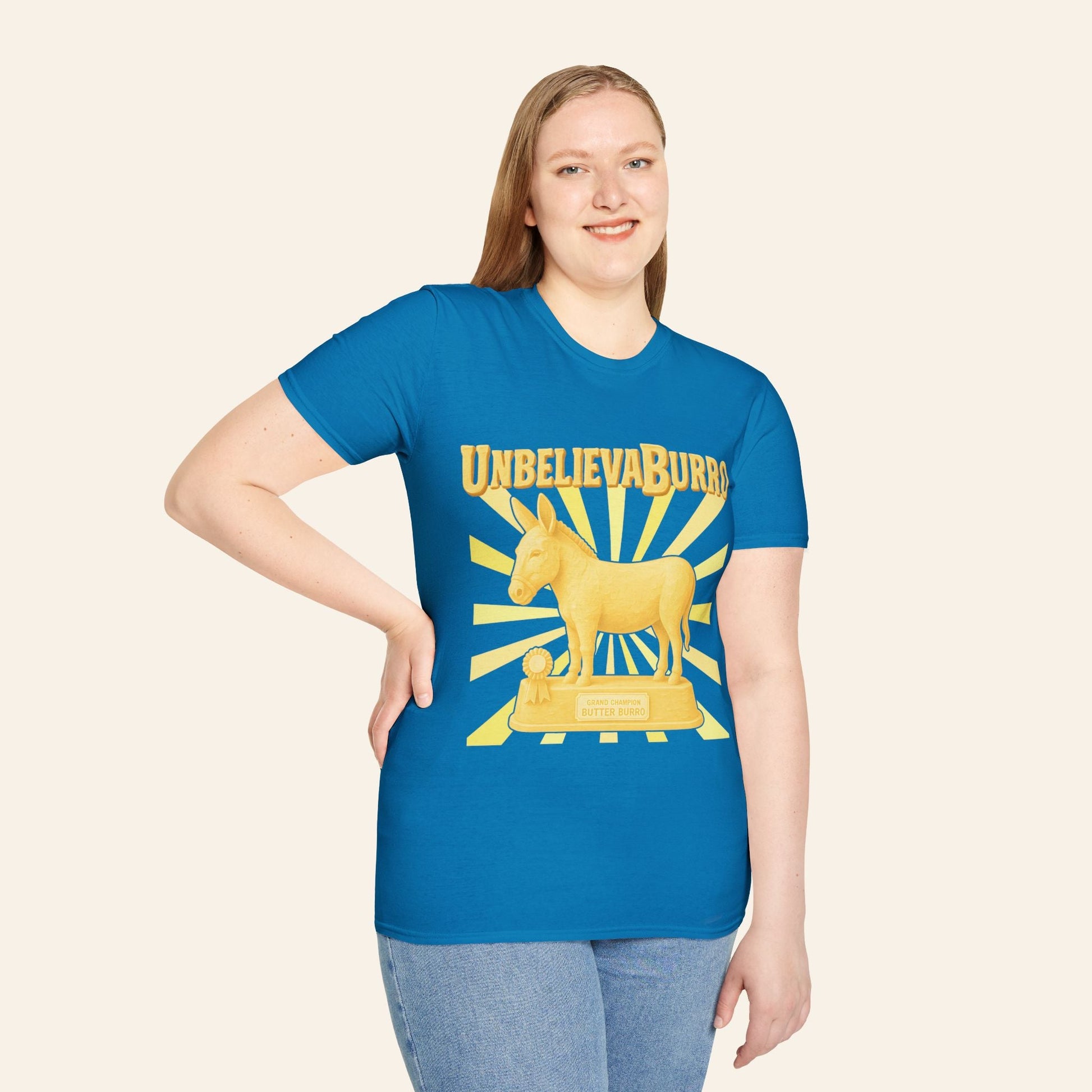 UnbelievaBurro Grand Champion Butter Burro Unisex T-Shirt