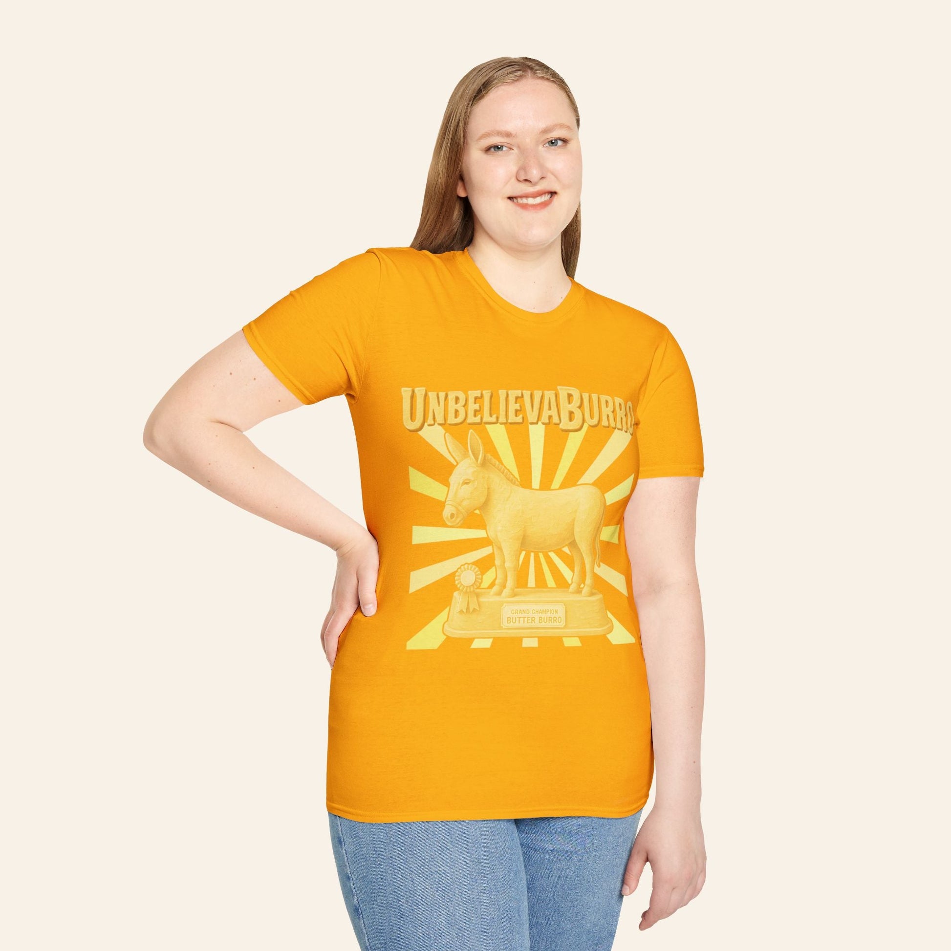 UnbelievaBurro Grand Champion Butter Burro Unisex T-Shirt