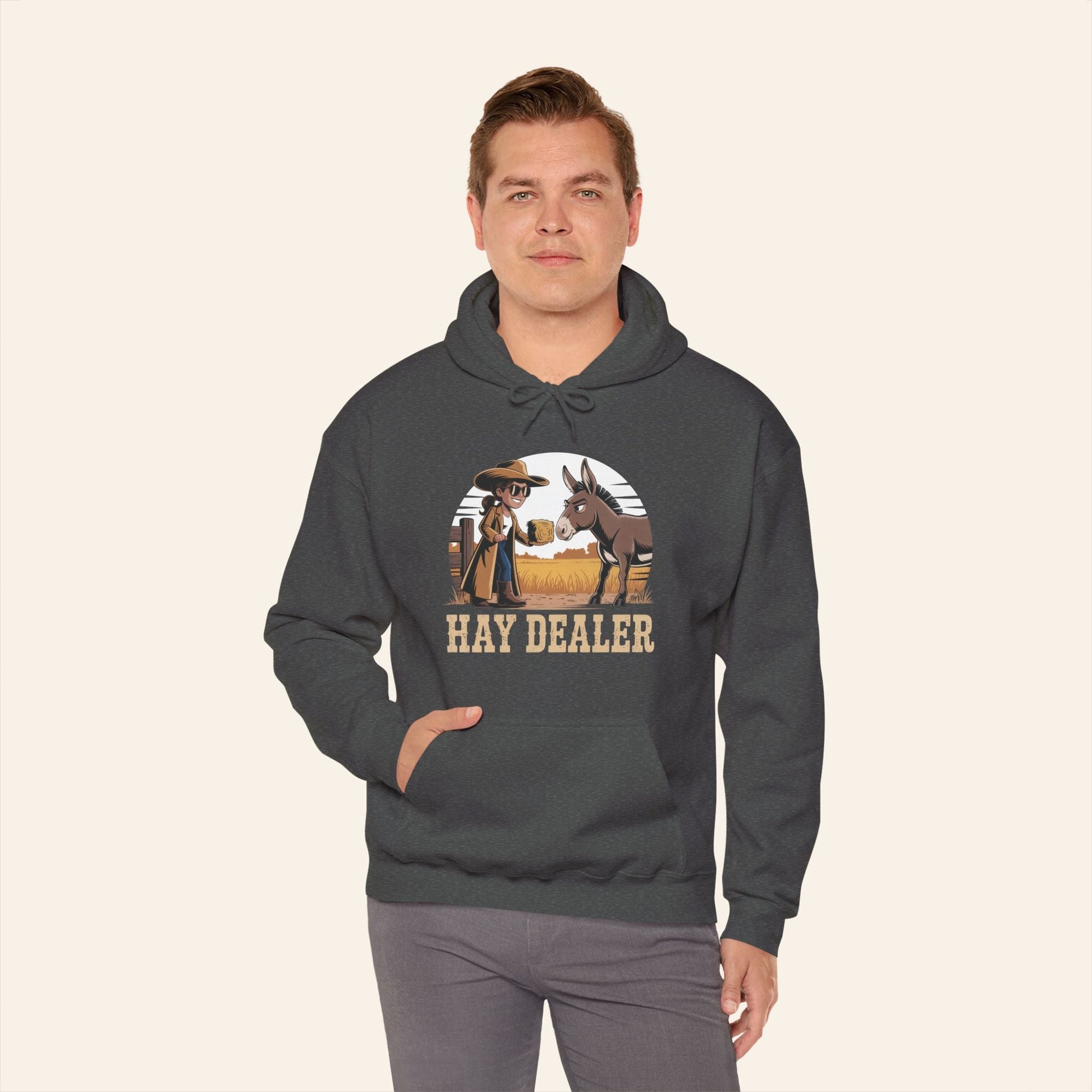 Hoodie Hay Dealer Hoodie – Unisex Heavy Blend Fleece (S–5XL)