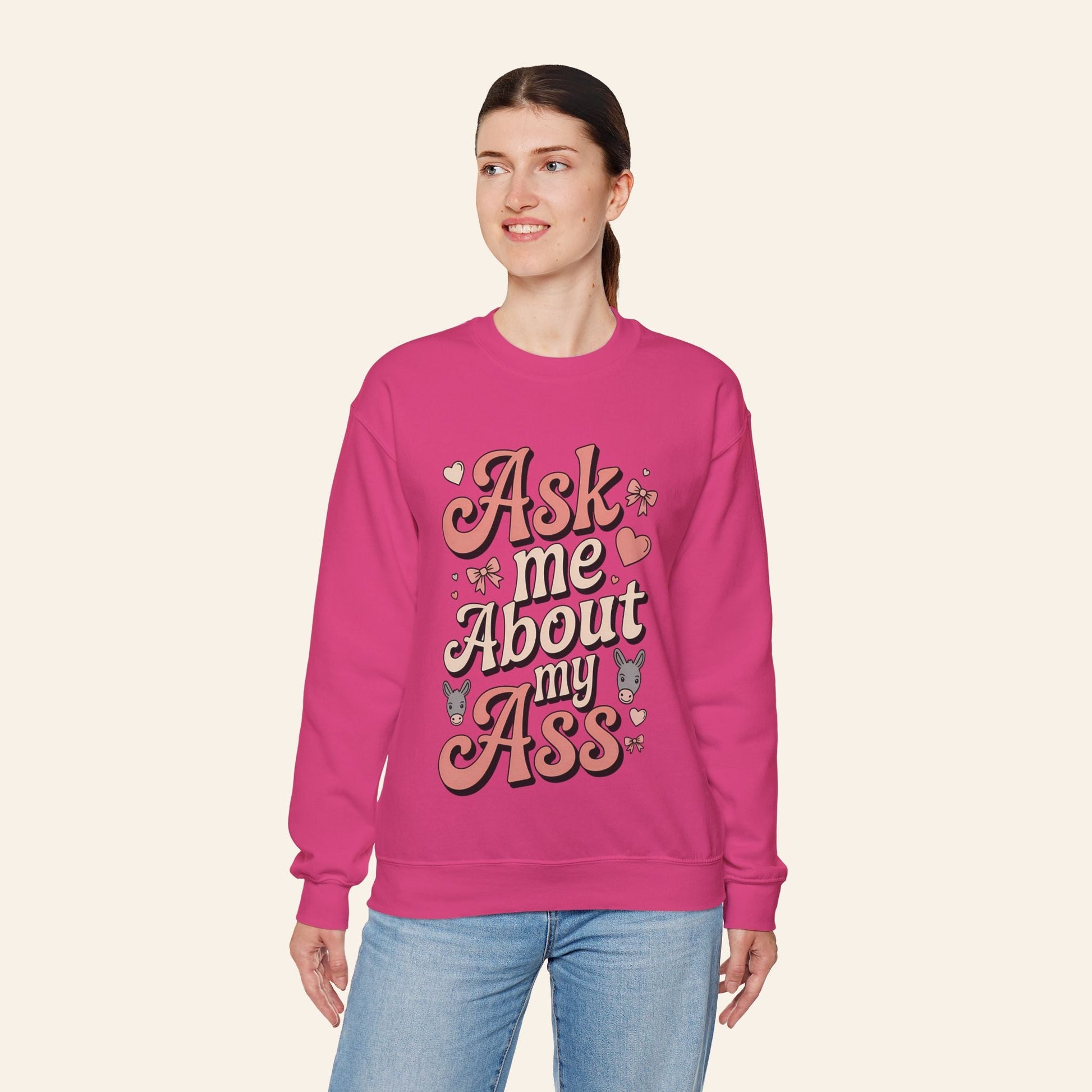 Sweatshirt Ask Me About My Ass Coquette Sweatshirt