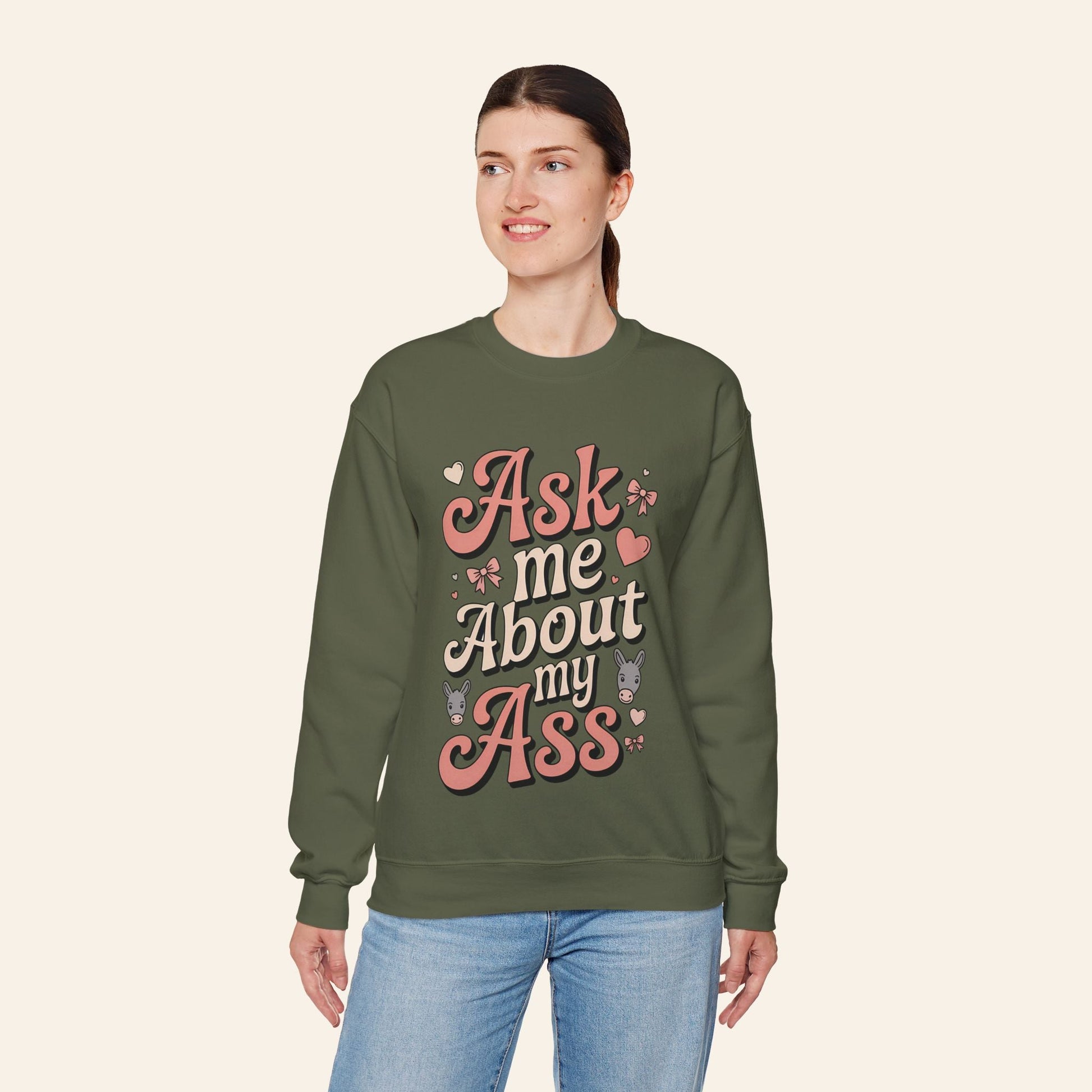 Sweatshirt Ask Me About My Ass Coquette Sweatshirt