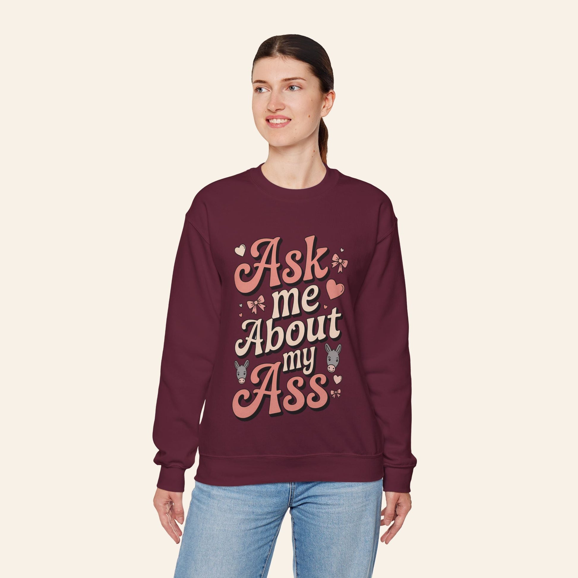 Sweatshirt Ask Me About My Ass Coquette Sweatshirt