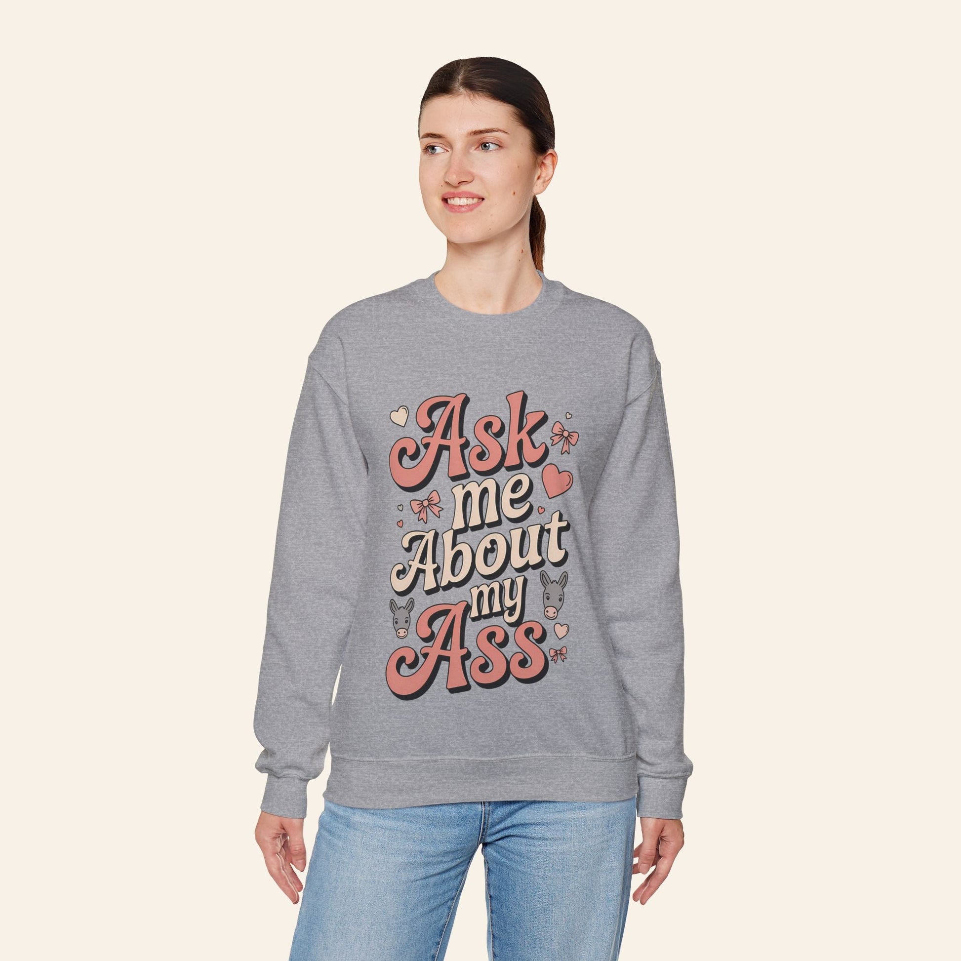 Sweatshirt Ask Me About My Ass Coquette Sweatshirt