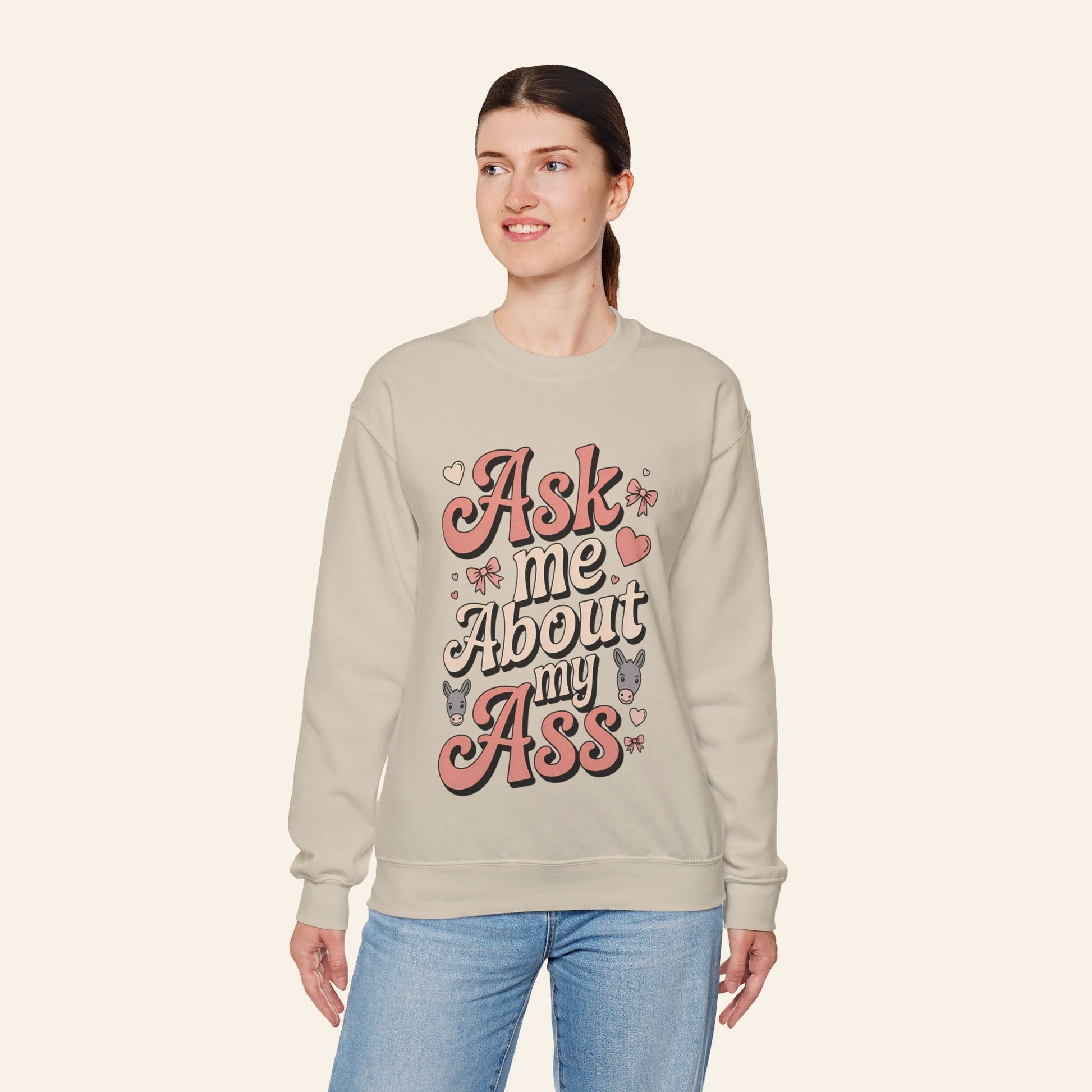 Sweatshirt Ask Me About My Ass Coquette Sweatshirt