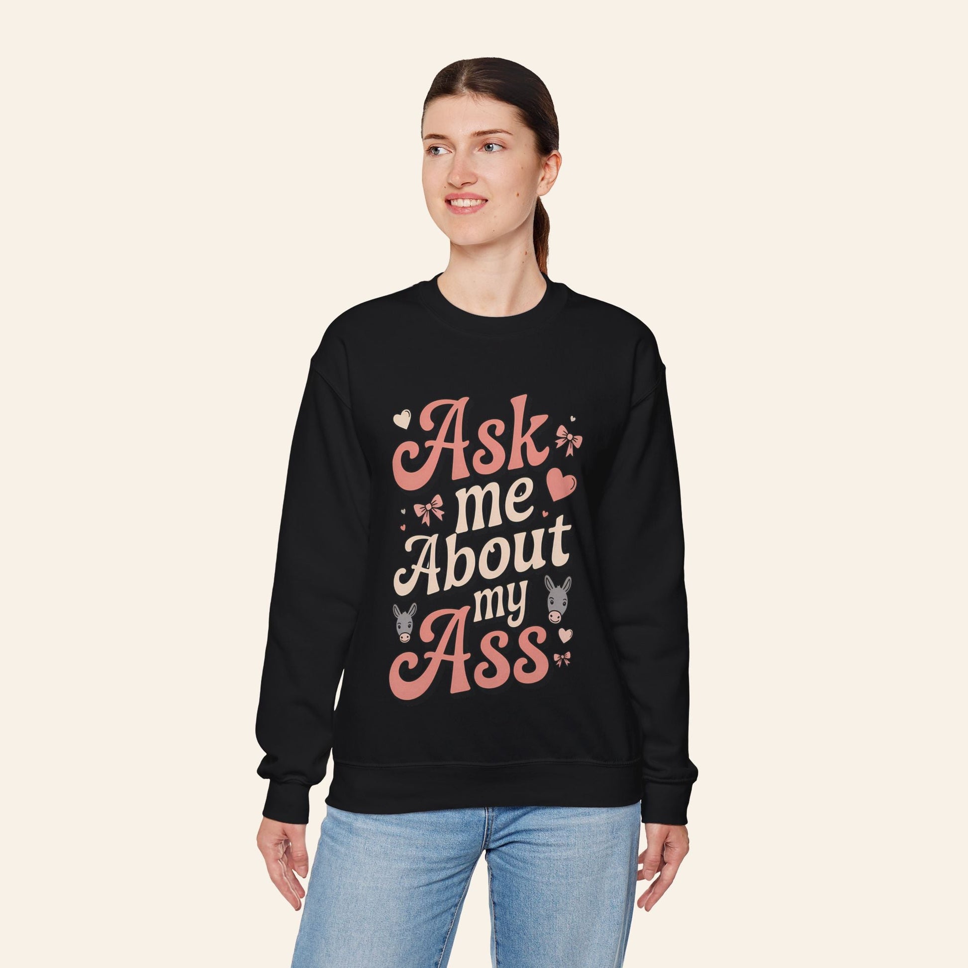 Sweatshirt Ask Me About My Ass Coquette Sweatshirt