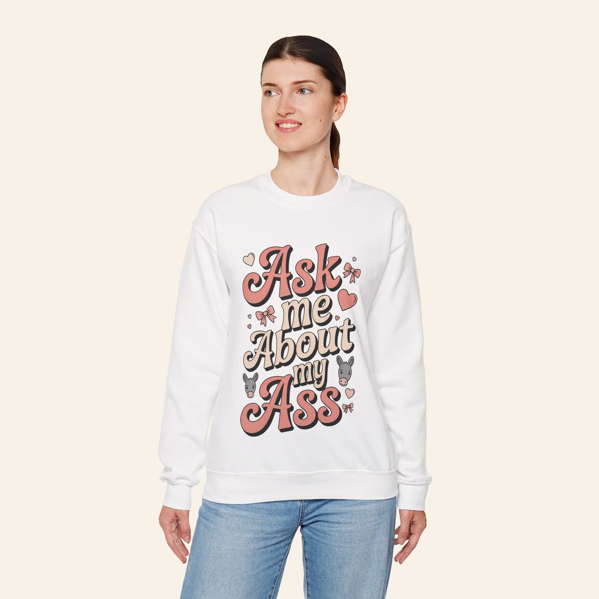 Sweatshirt Ask Me About My Ass Coquette Sweatshirt