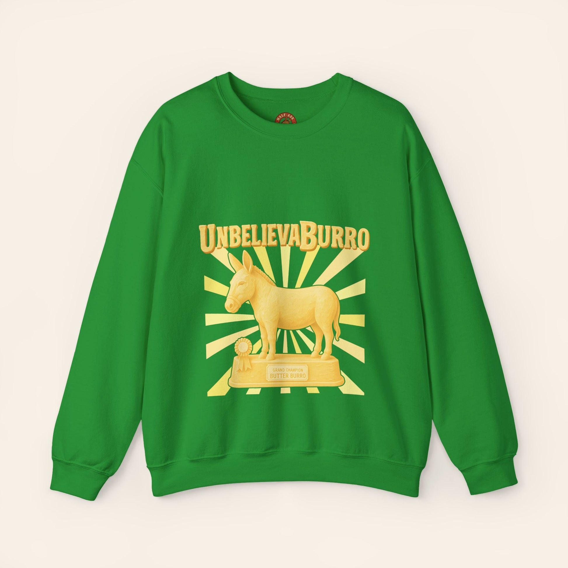 Sweatshirt UnbelievaBurro Crewneck Sweatshirt S / Irish Green