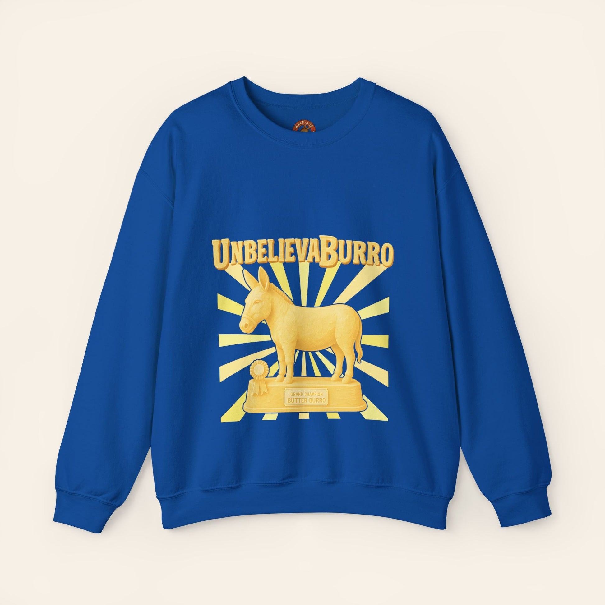 Sweatshirt UnbelievaBurro Crewneck Sweatshirt S / Royal
