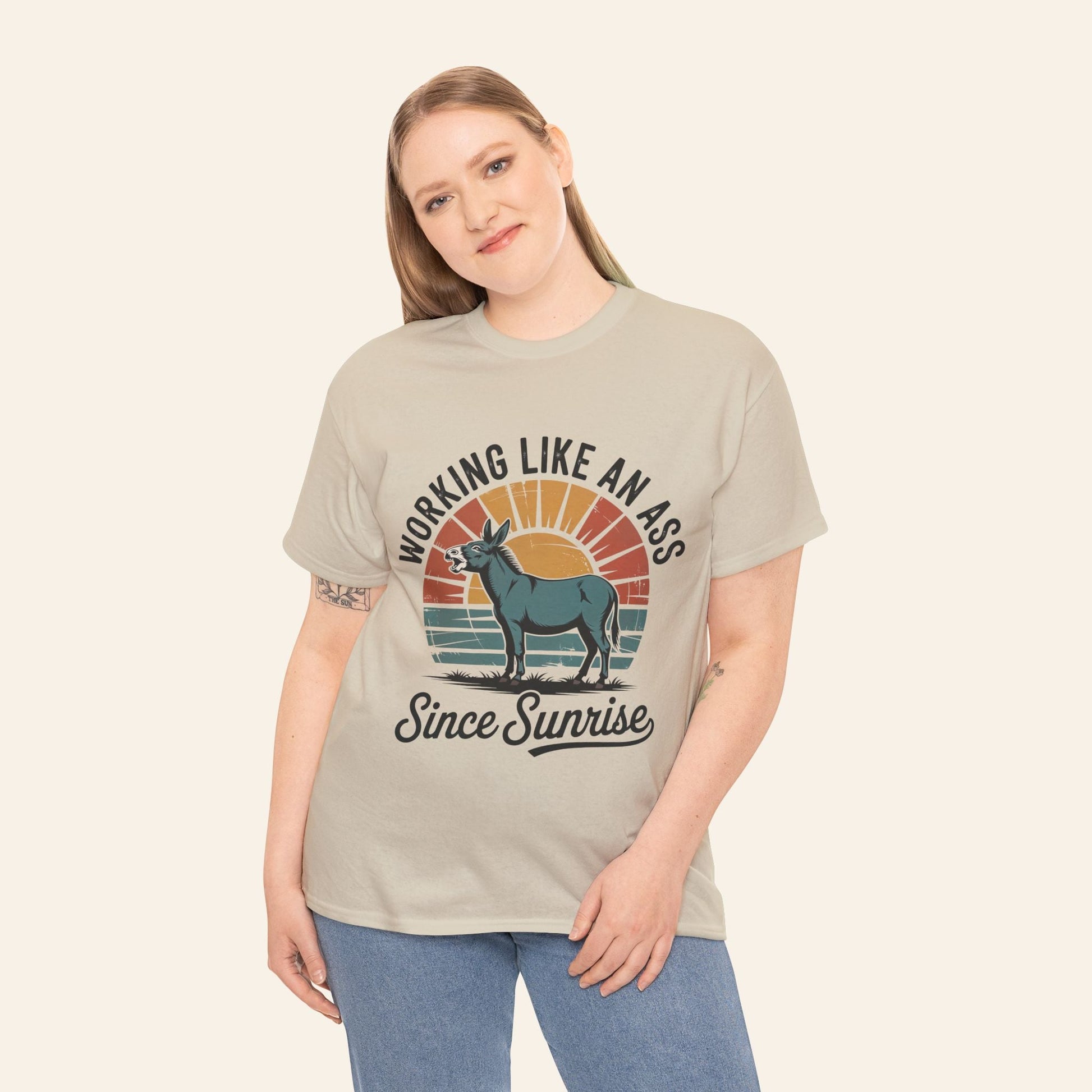 T-Shirt Working Like an Ass Since Sunrise Tee