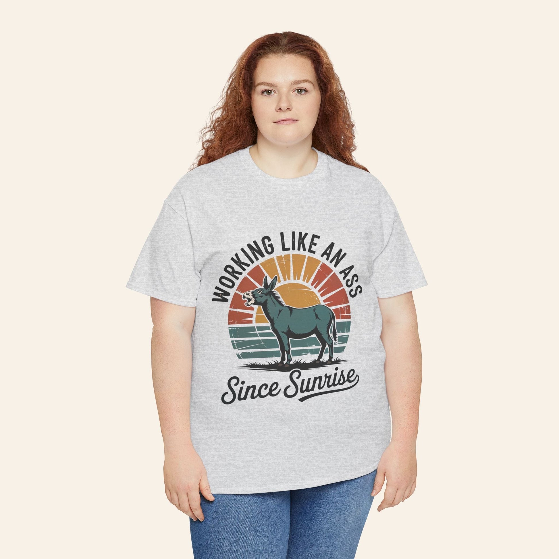 T-Shirt Working Like an Ass Since Sunrise Tee