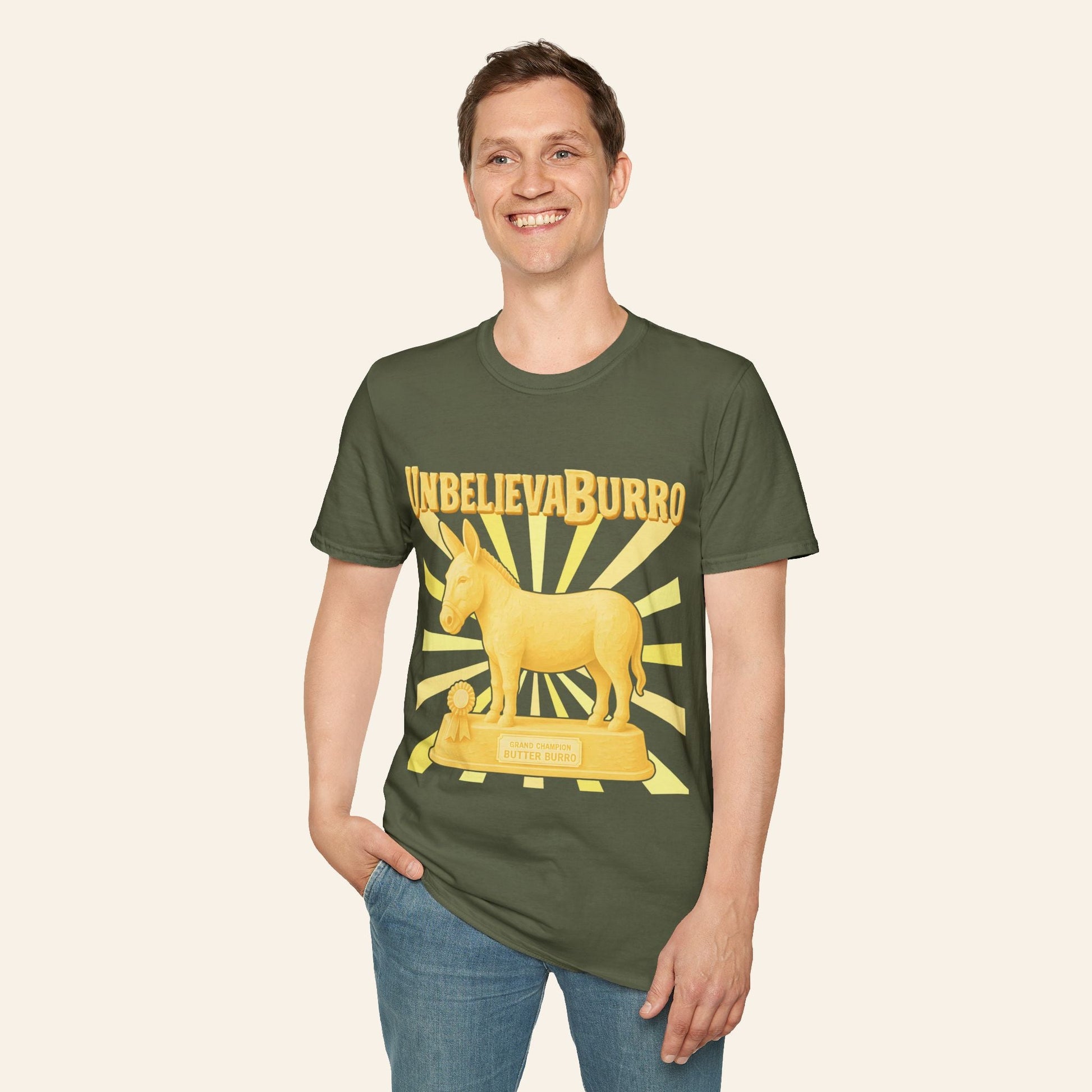 T-Shirt UnbelievaBurro T-Shirt – County Fair Butter Donkey Tee for Animal Lovers