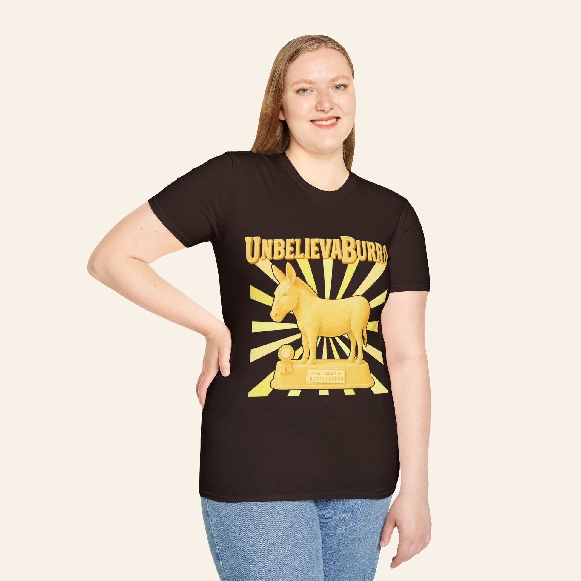 T-Shirt UnbelievaBurro T-Shirt – County Fair Butter Donkey Tee for Animal Lovers