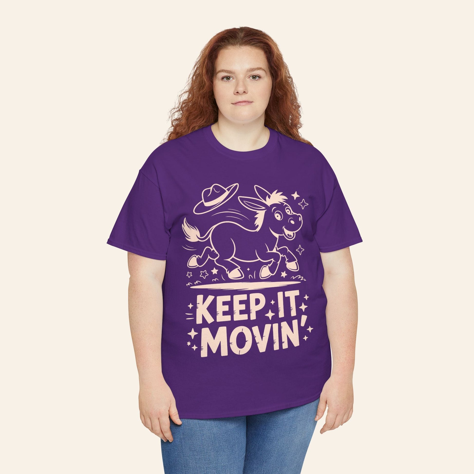 T-Shirt Keep It Movin' Unisex Heavy Cotton Tee (Dark Colors)
