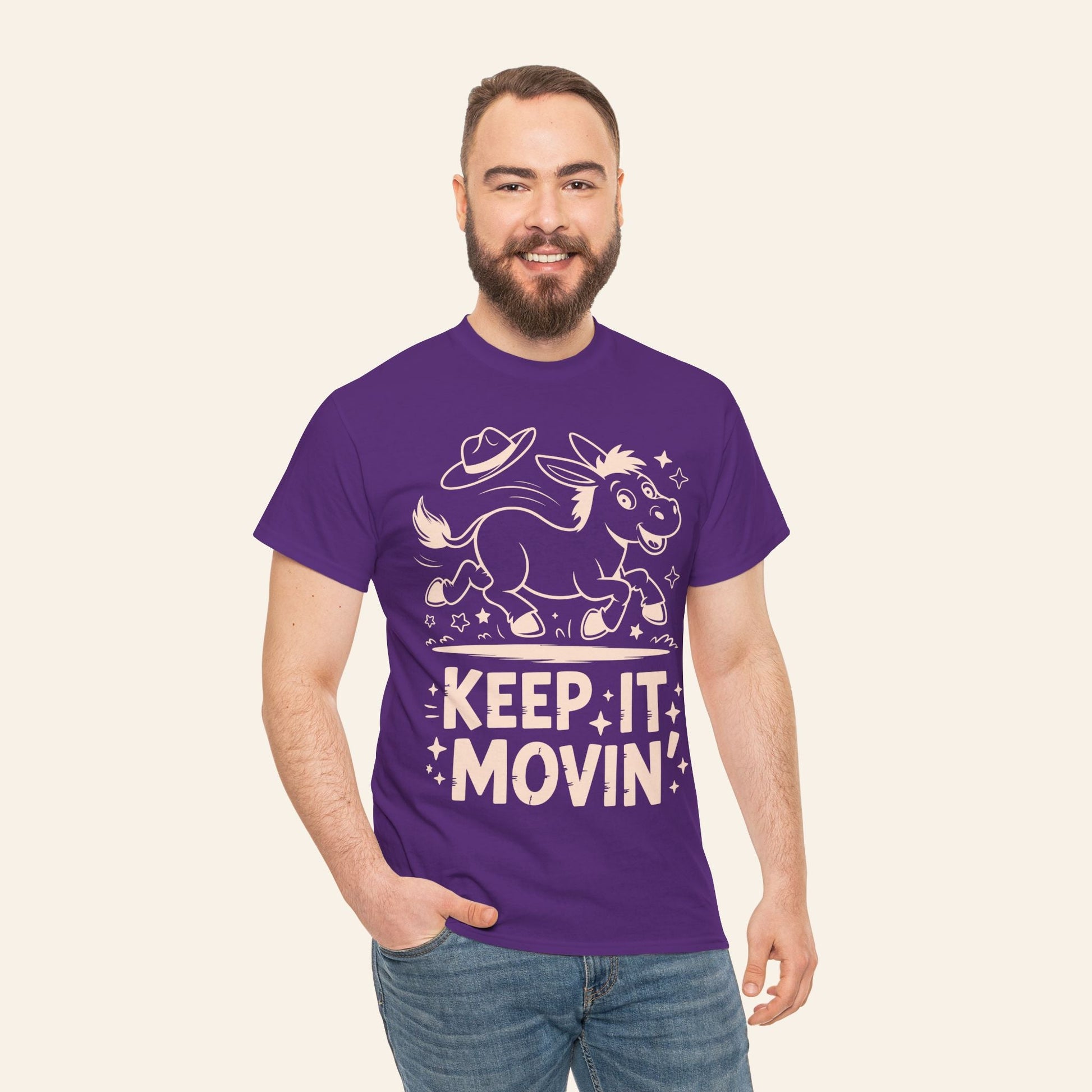 T-Shirt Keep It Movin' Unisex Heavy Cotton Tee (Dark Colors)