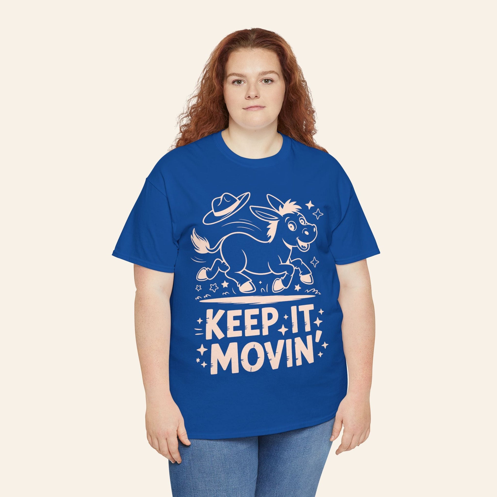 T-Shirt Keep It Movin' Unisex Heavy Cotton Tee (Dark Colors)