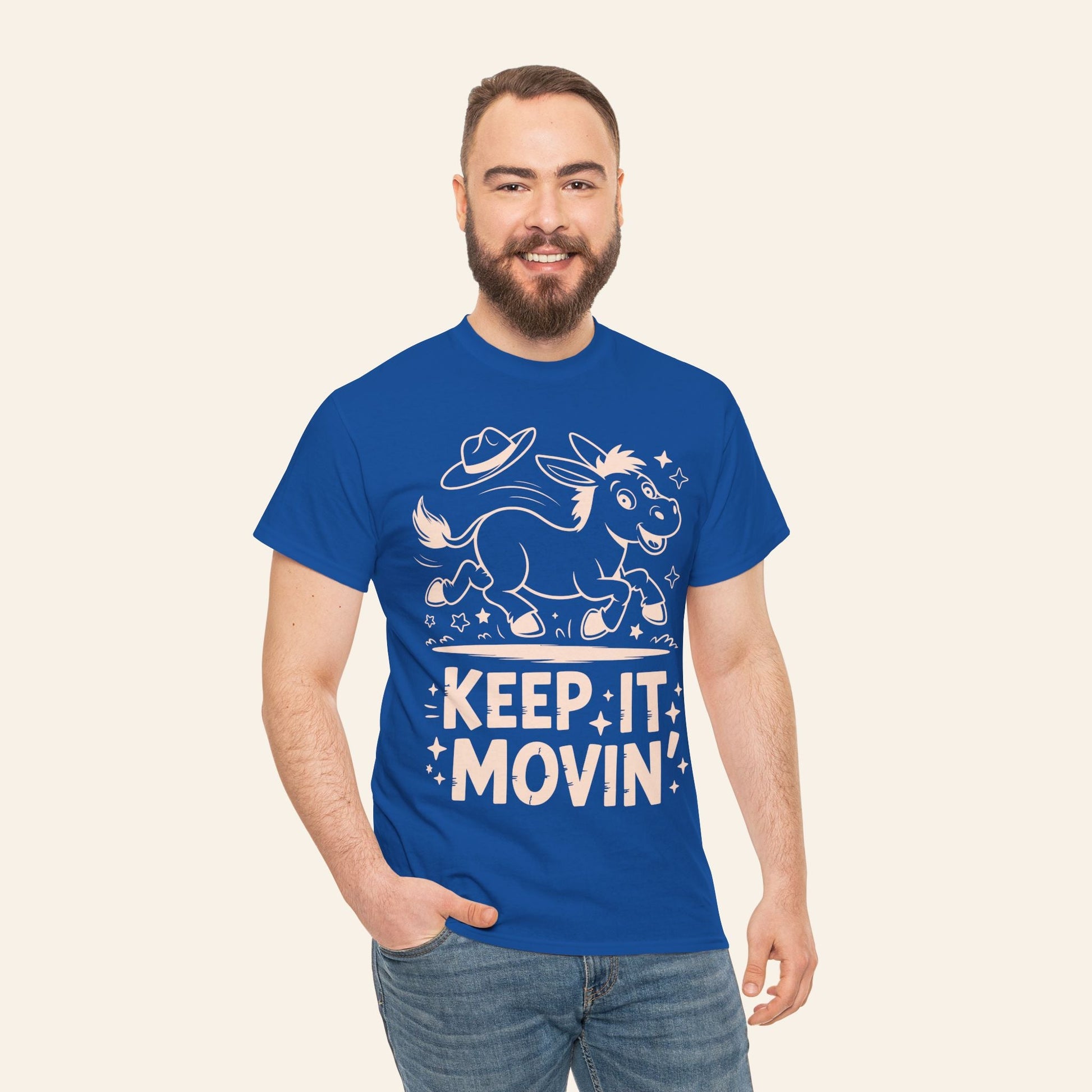 T-Shirt Keep It Movin' Unisex Heavy Cotton Tee (Dark Colors)