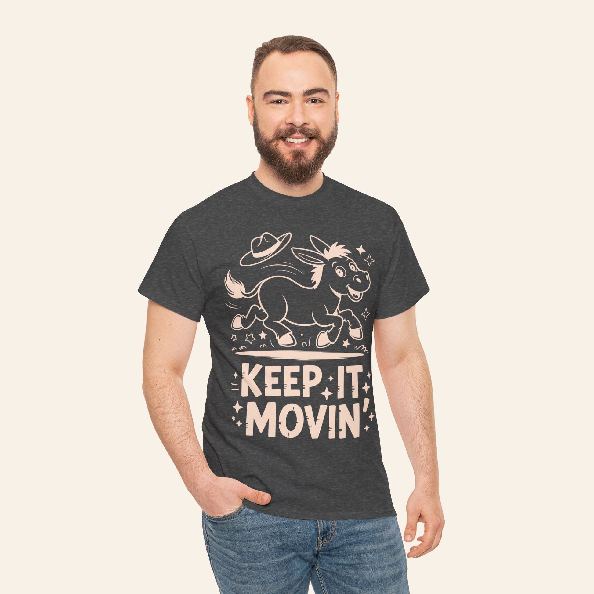 T-Shirt Keep It Movin' Unisex Heavy Cotton Tee (Dark Colors)