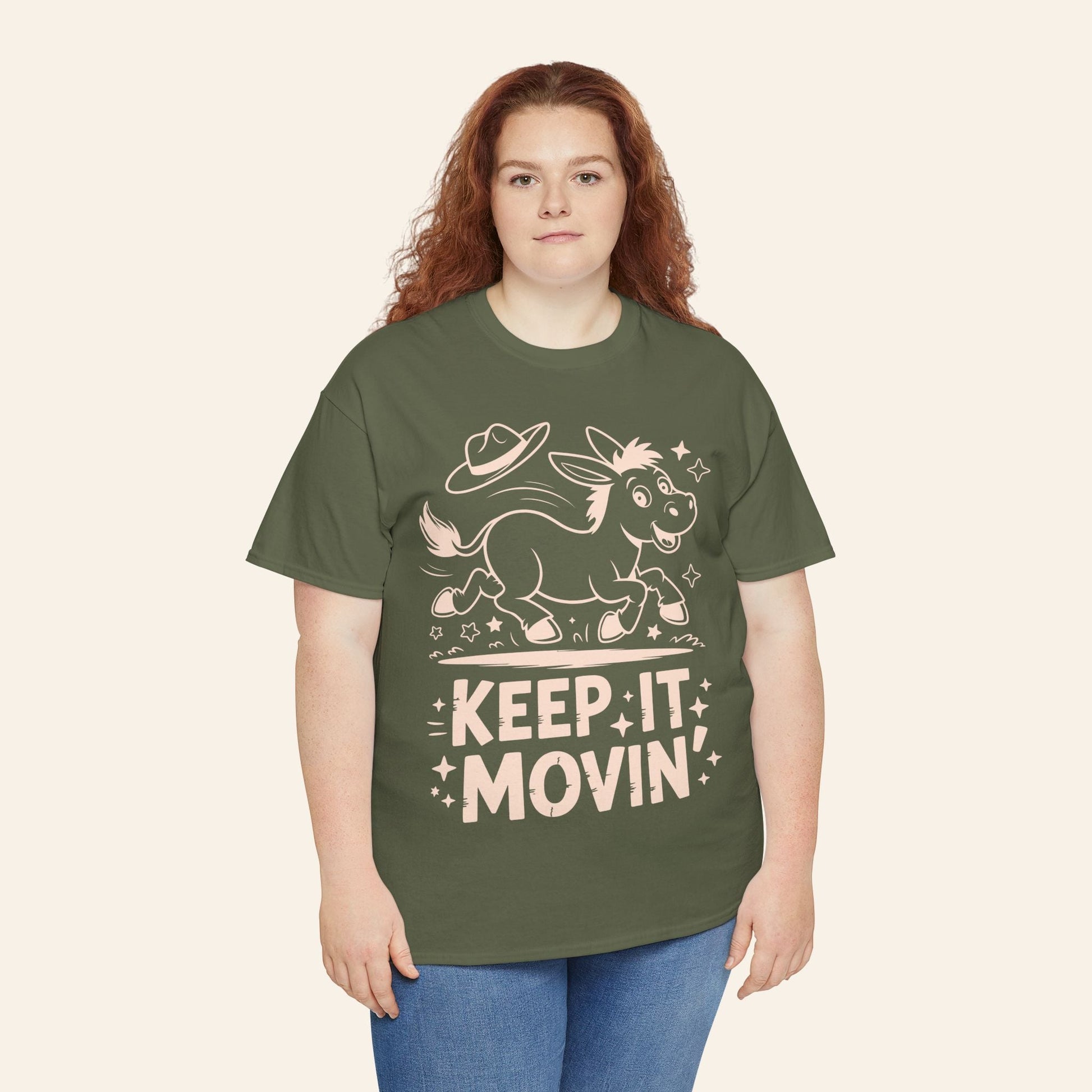 T-Shirt Keep It Movin' Unisex Heavy Cotton Tee (Dark Colors)