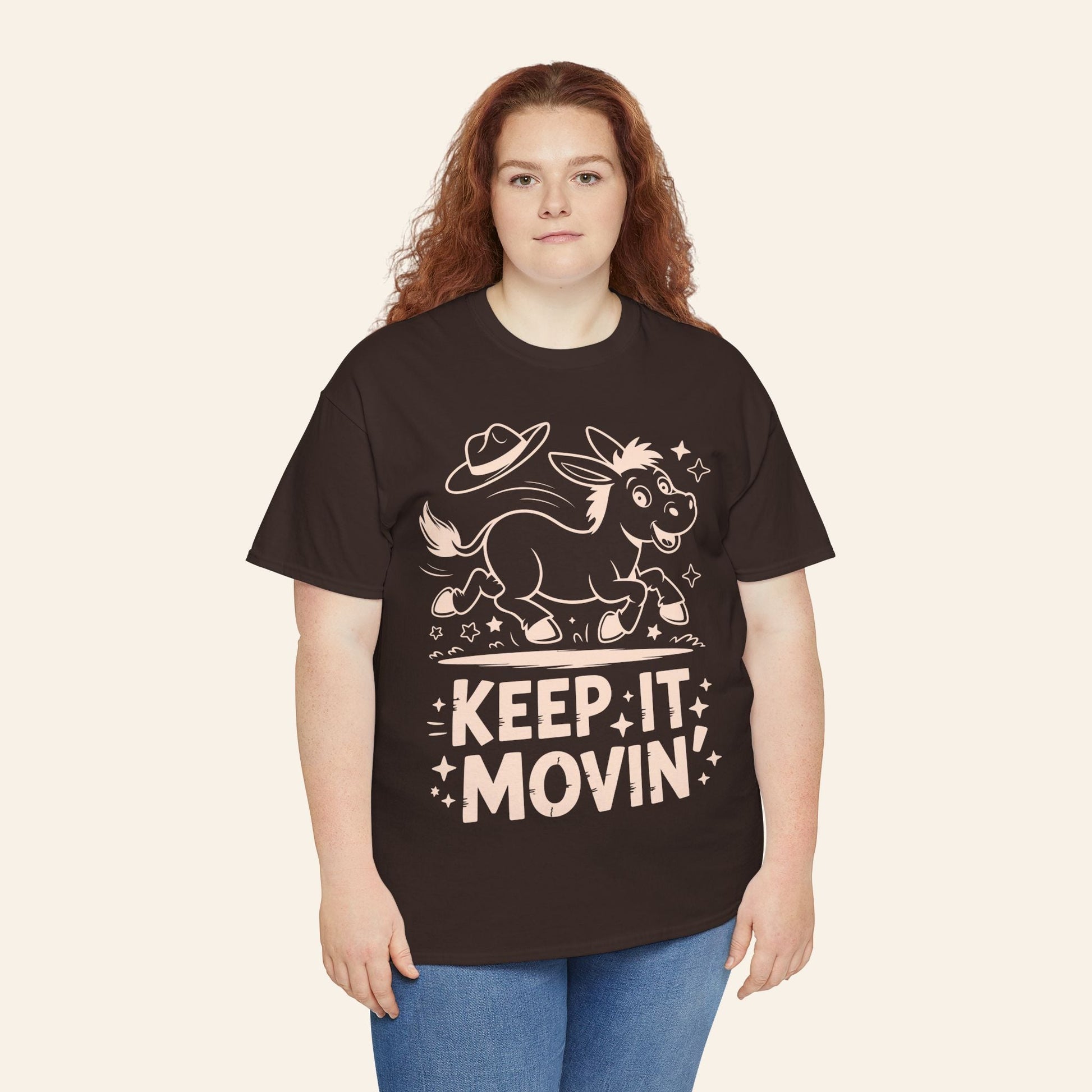 T-Shirt Keep It Movin' Unisex Heavy Cotton Tee (Dark Colors)