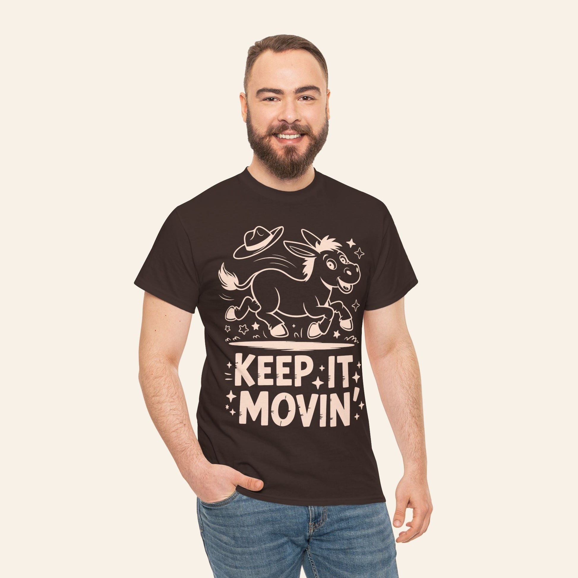 T-Shirt Keep It Movin' Unisex Heavy Cotton Tee (Dark Colors)