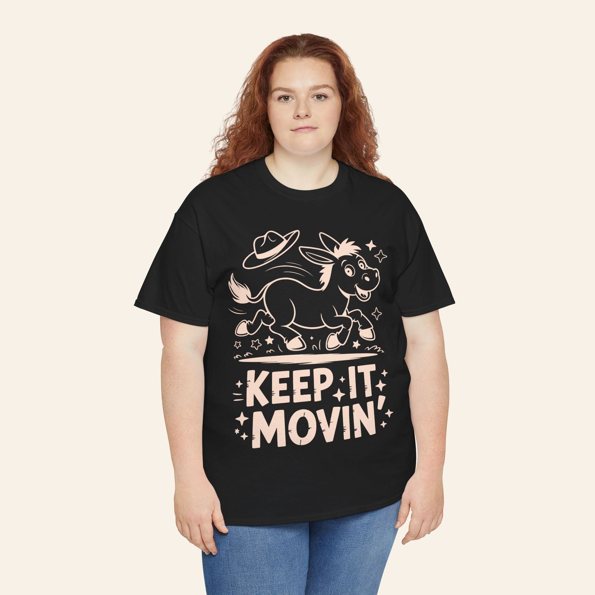 T-Shirt Keep It Movin' Unisex Heavy Cotton Tee (Dark Colors)