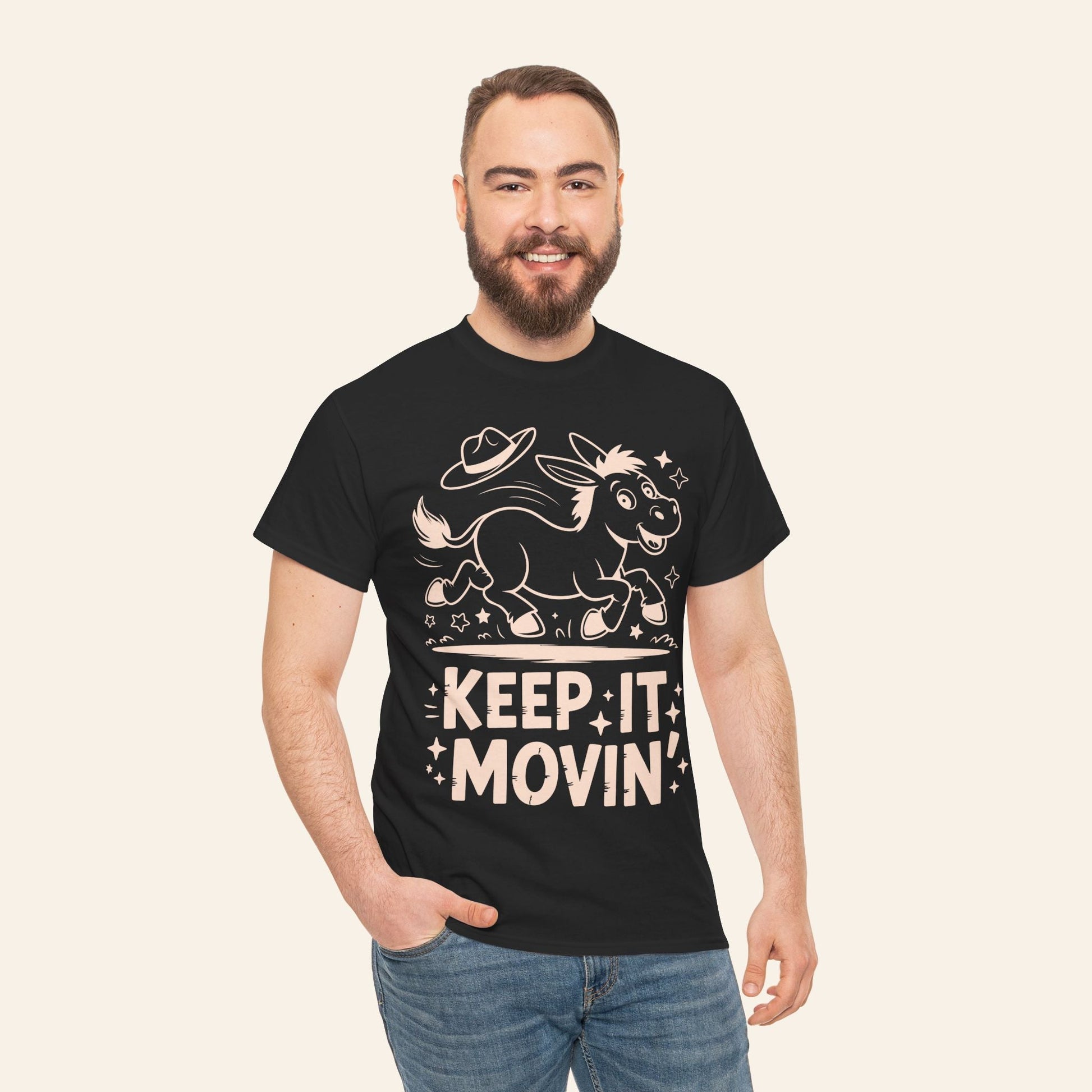 T-Shirt Keep It Movin' Unisex Heavy Cotton Tee (Dark Colors)