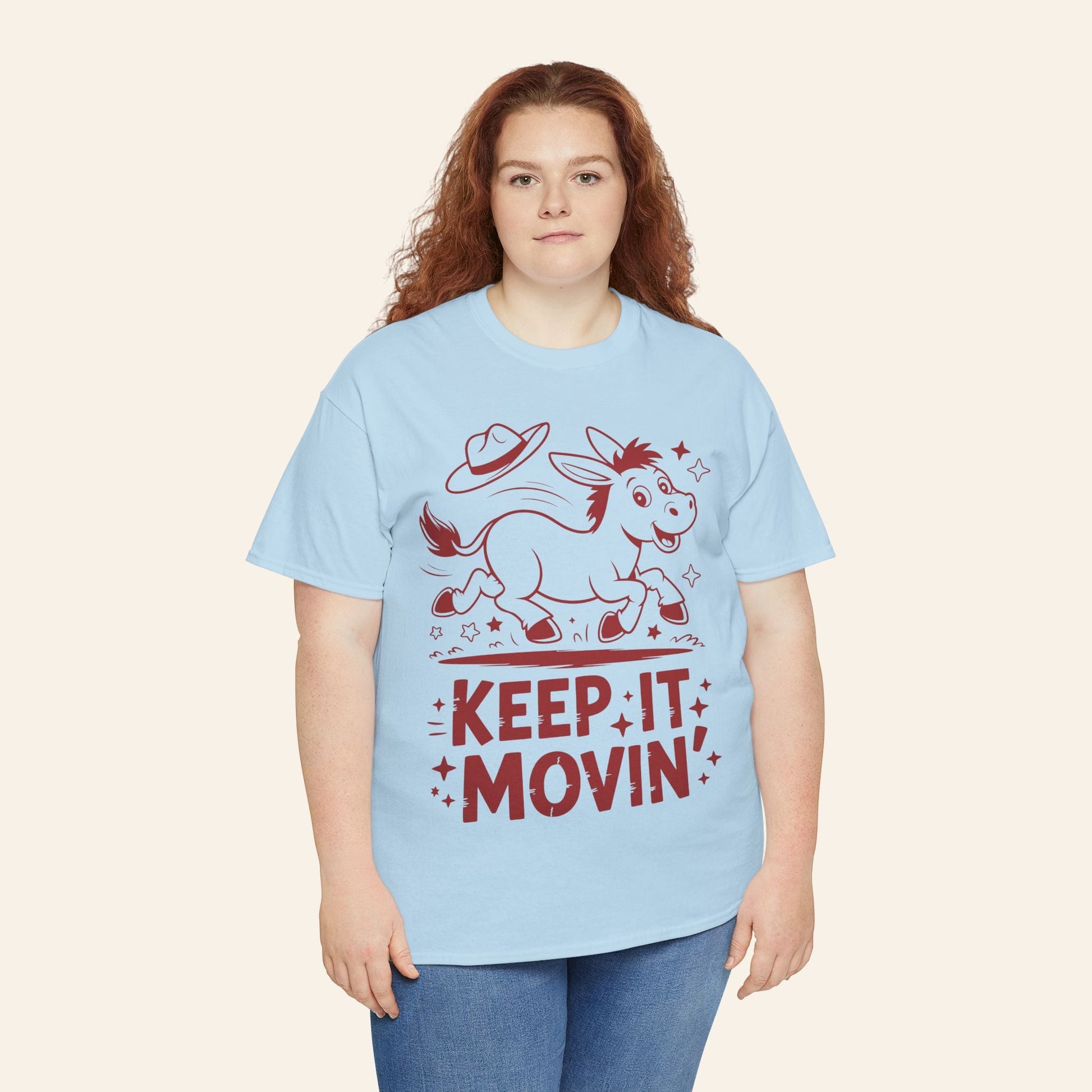 T-Shirt Keep It Movin' Unisex Heavy Cotton Tee (Light Colors)