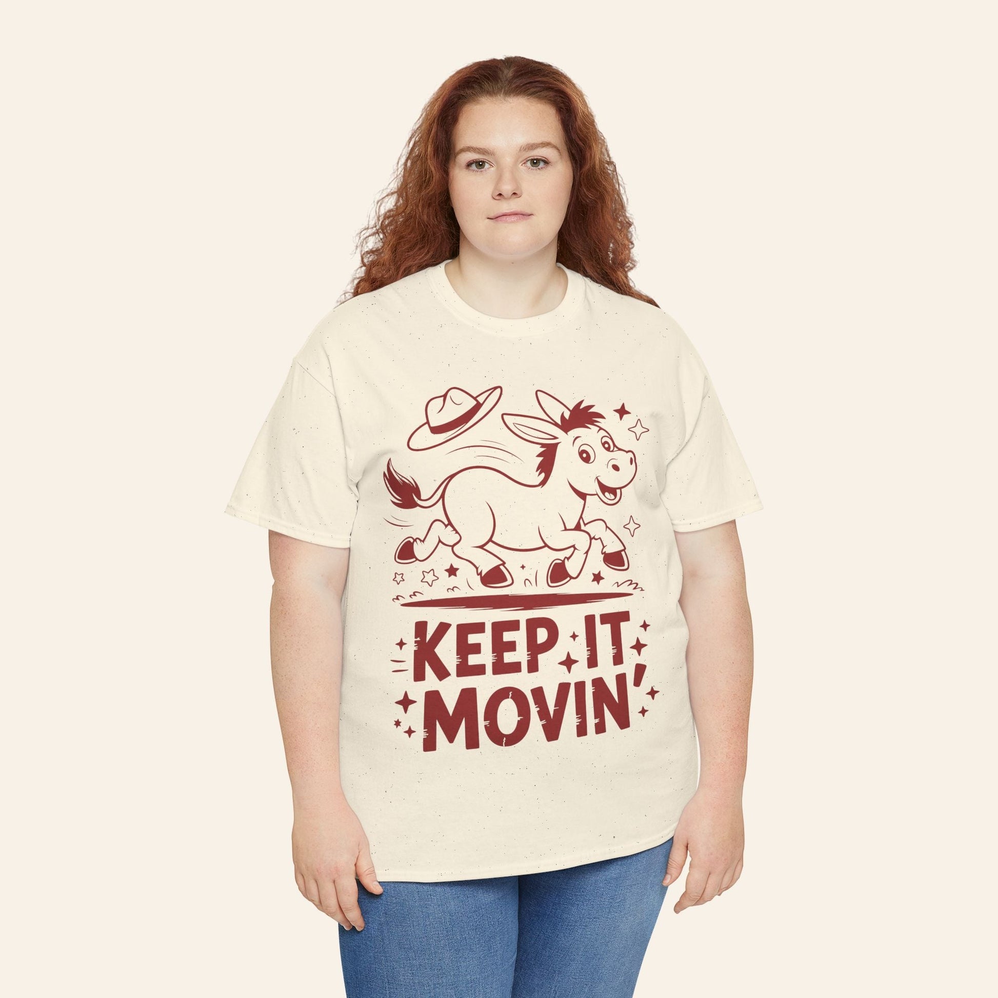 T-Shirt Keep It Movin' Unisex Heavy Cotton Tee (Light Colors)