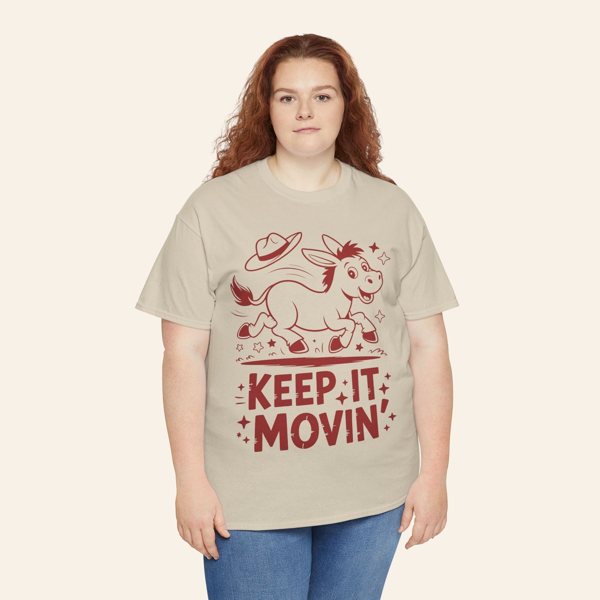 T-Shirt Keep It Movin' Unisex Heavy Cotton Tee (Light Colors)