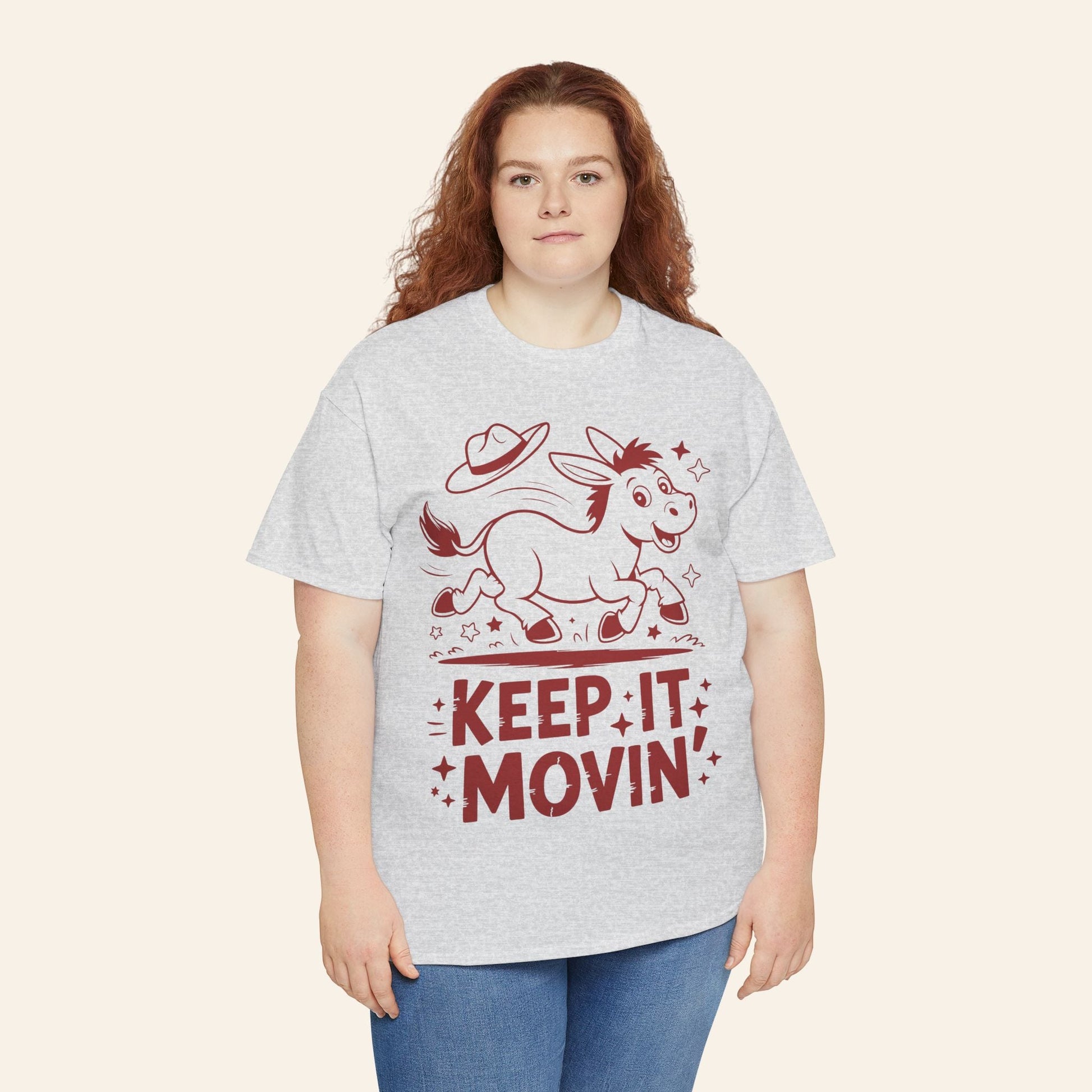 T-Shirt Keep It Movin' Unisex Heavy Cotton Tee (Light Colors)