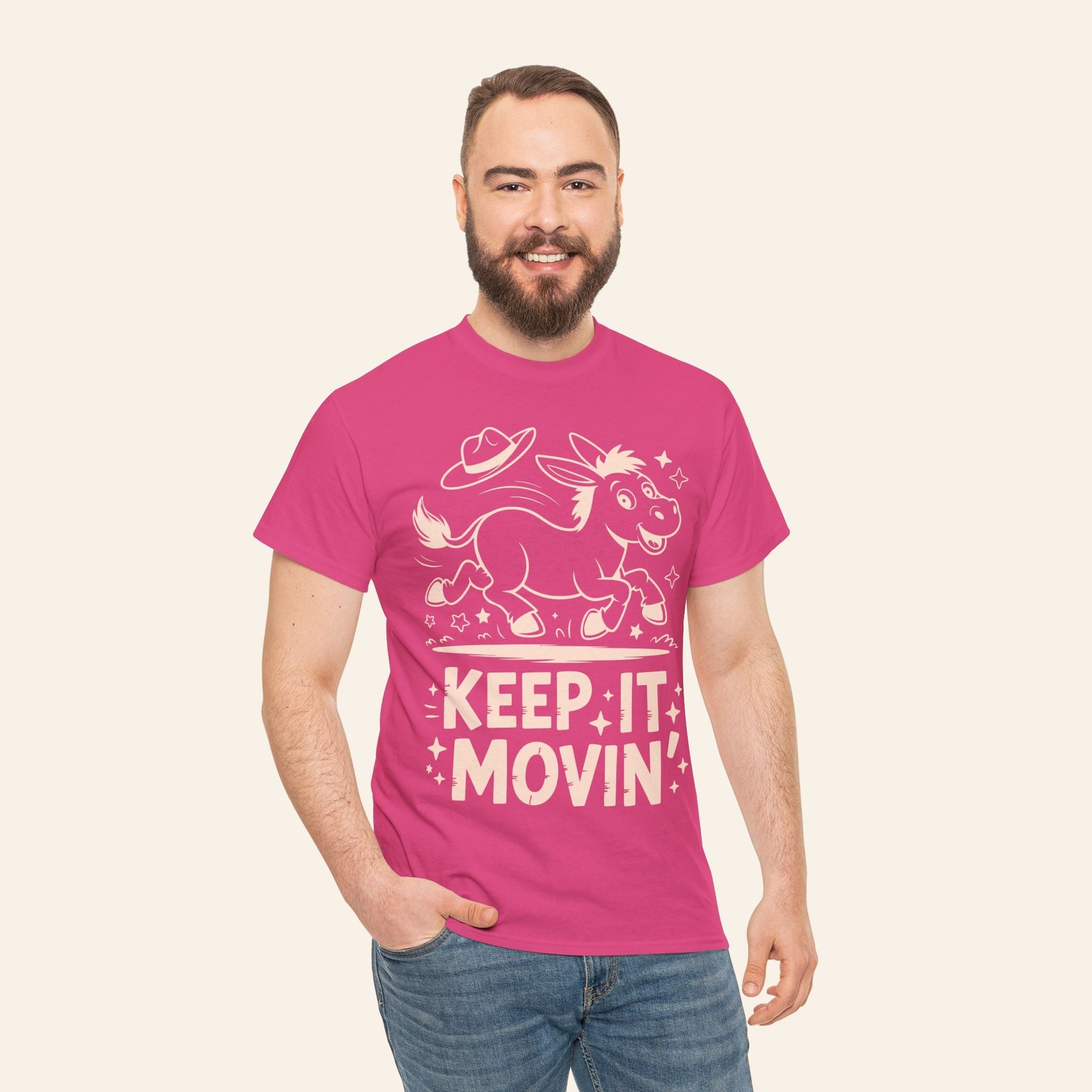 T-Shirt Keep It Movin' Unisex Heavy Cotton Tee (Dark Colors)