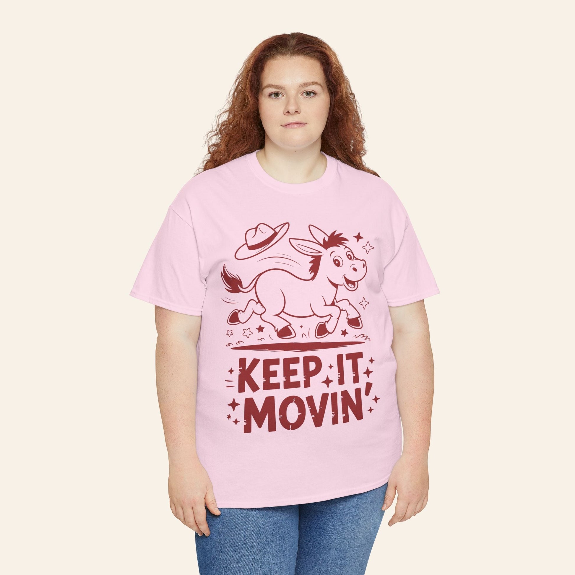 T-Shirt Keep It Movin' Unisex Heavy Cotton Tee (Light Colors)
