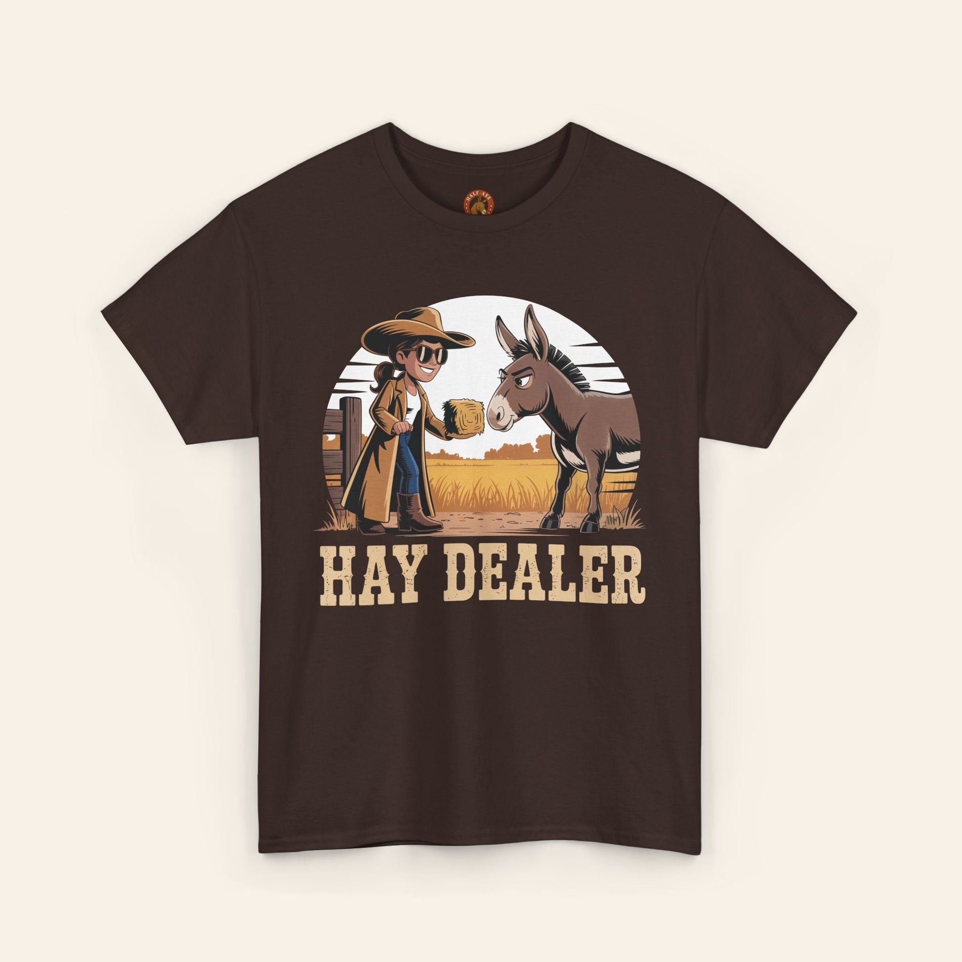 T-Shirt Hay Dealer Unisex Heavy Cotton Tee Dark Chocolate / S