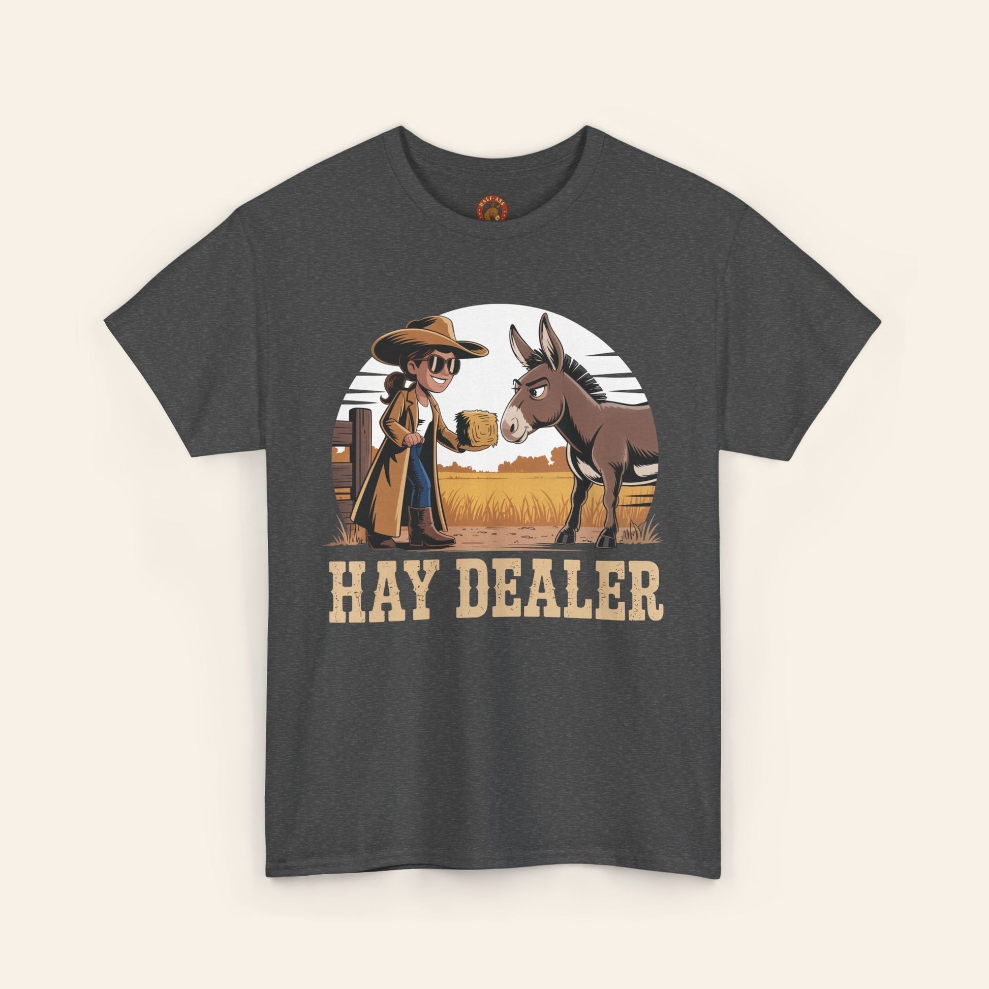T-Shirt Hay Dealer Unisex Heavy Cotton Tee Dark Heather / S
