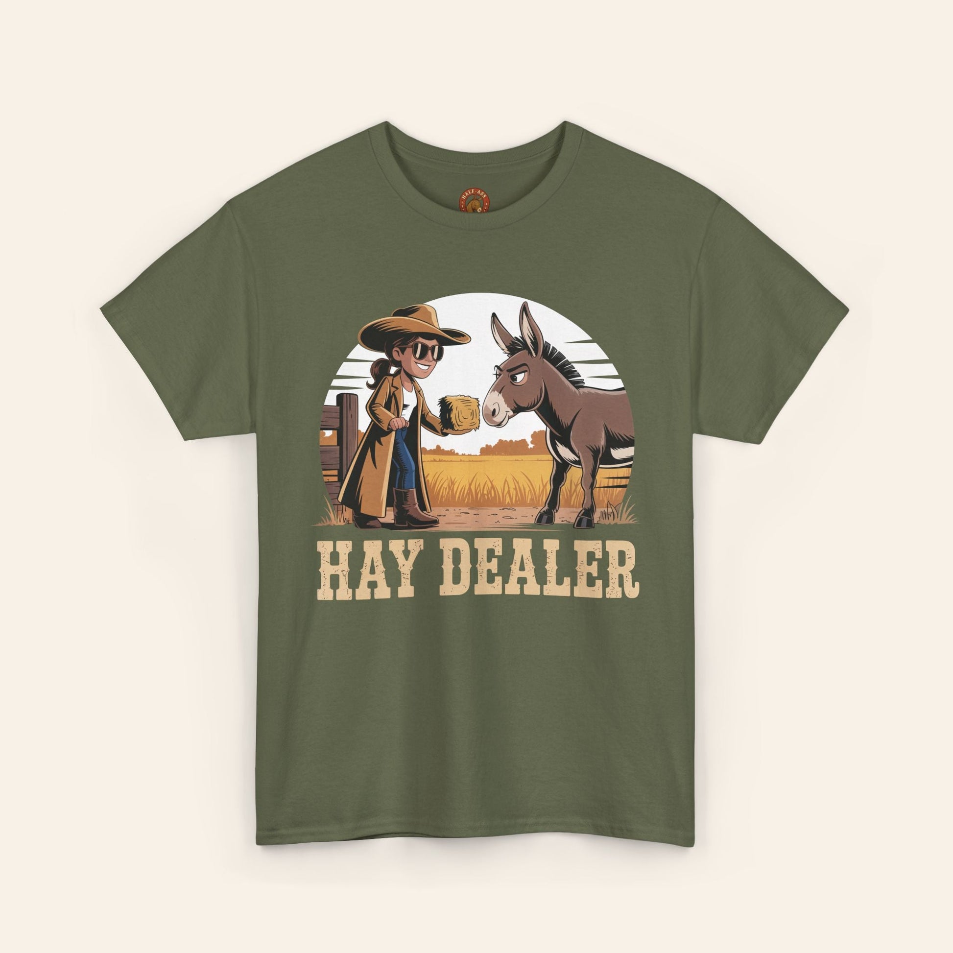 T-Shirt Hay Dealer Unisex Heavy Cotton Tee Military Green / S