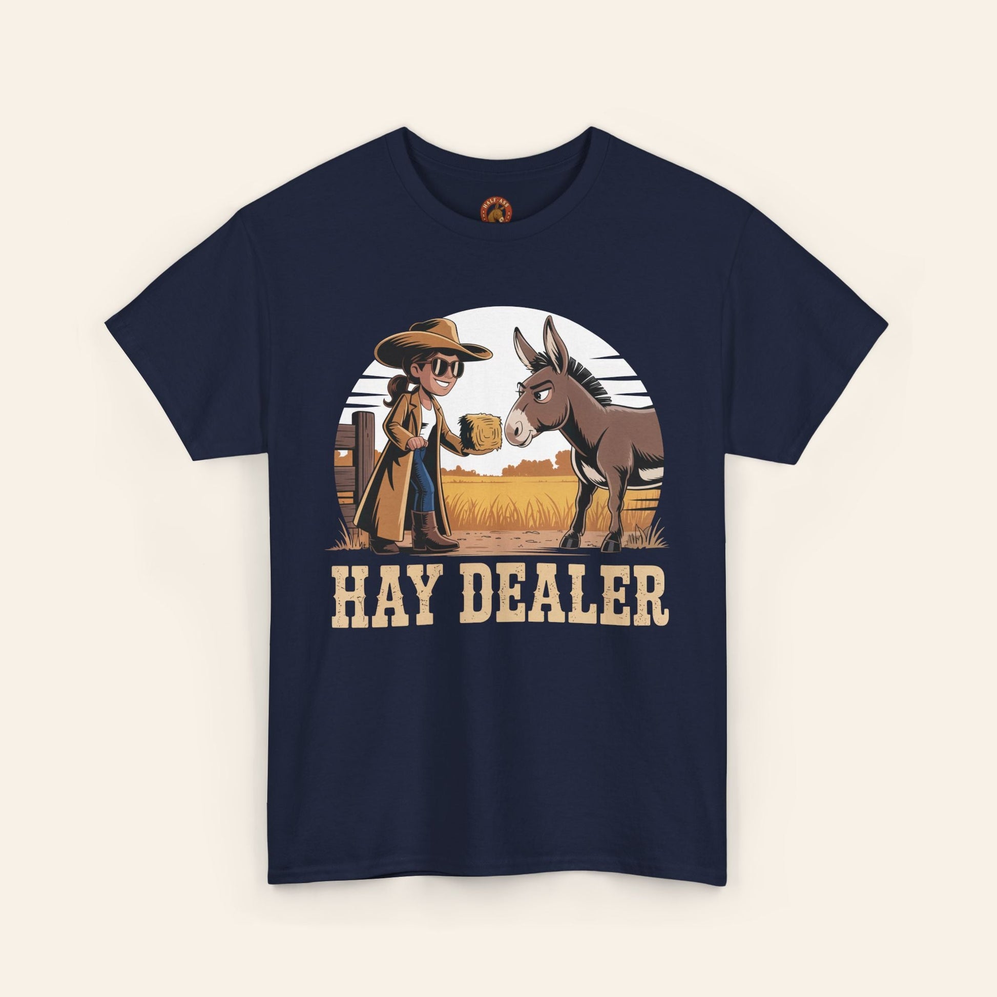T-Shirt Hay Dealer Unisex Heavy Cotton Tee Navy / S