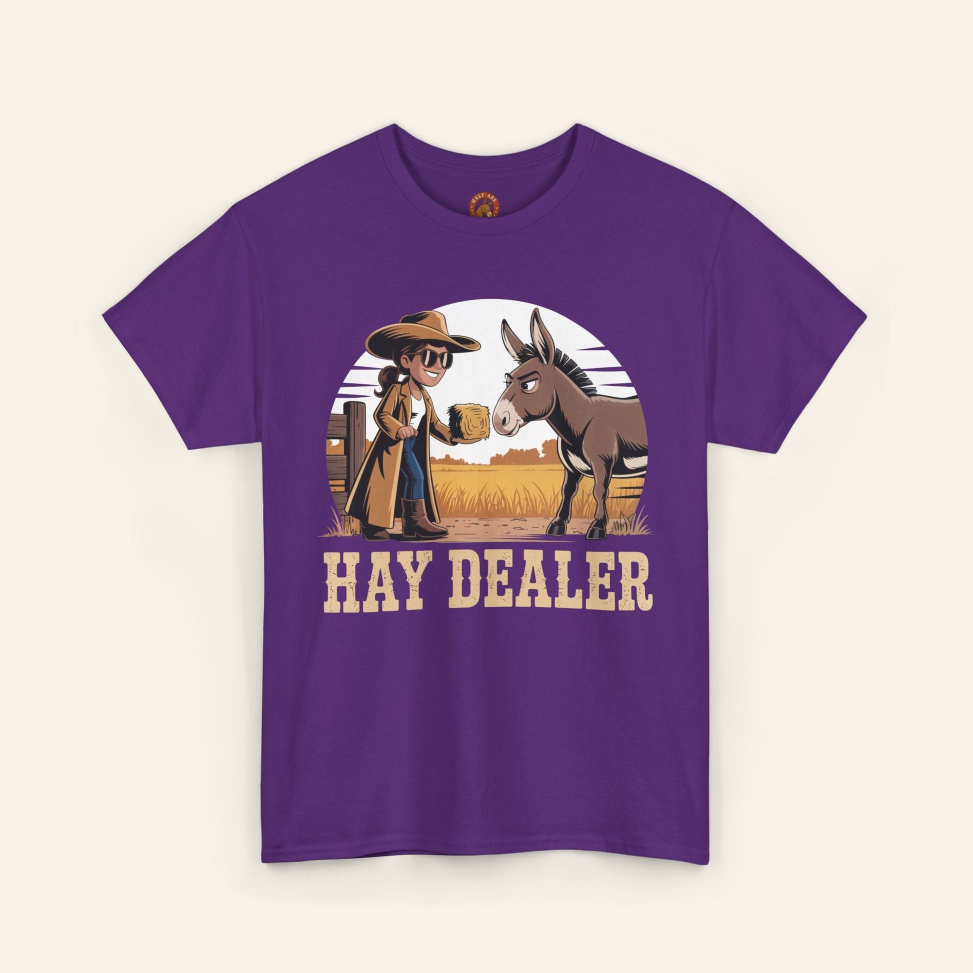 T-Shirt Hay Dealer Unisex Heavy Cotton Tee Purple / S
