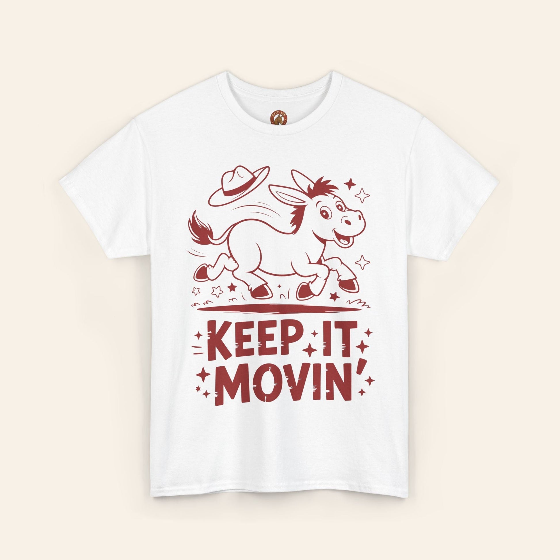 T-Shirt Keep It Movin' Unisex Heavy Cotton Tee (Light Colors) White / S