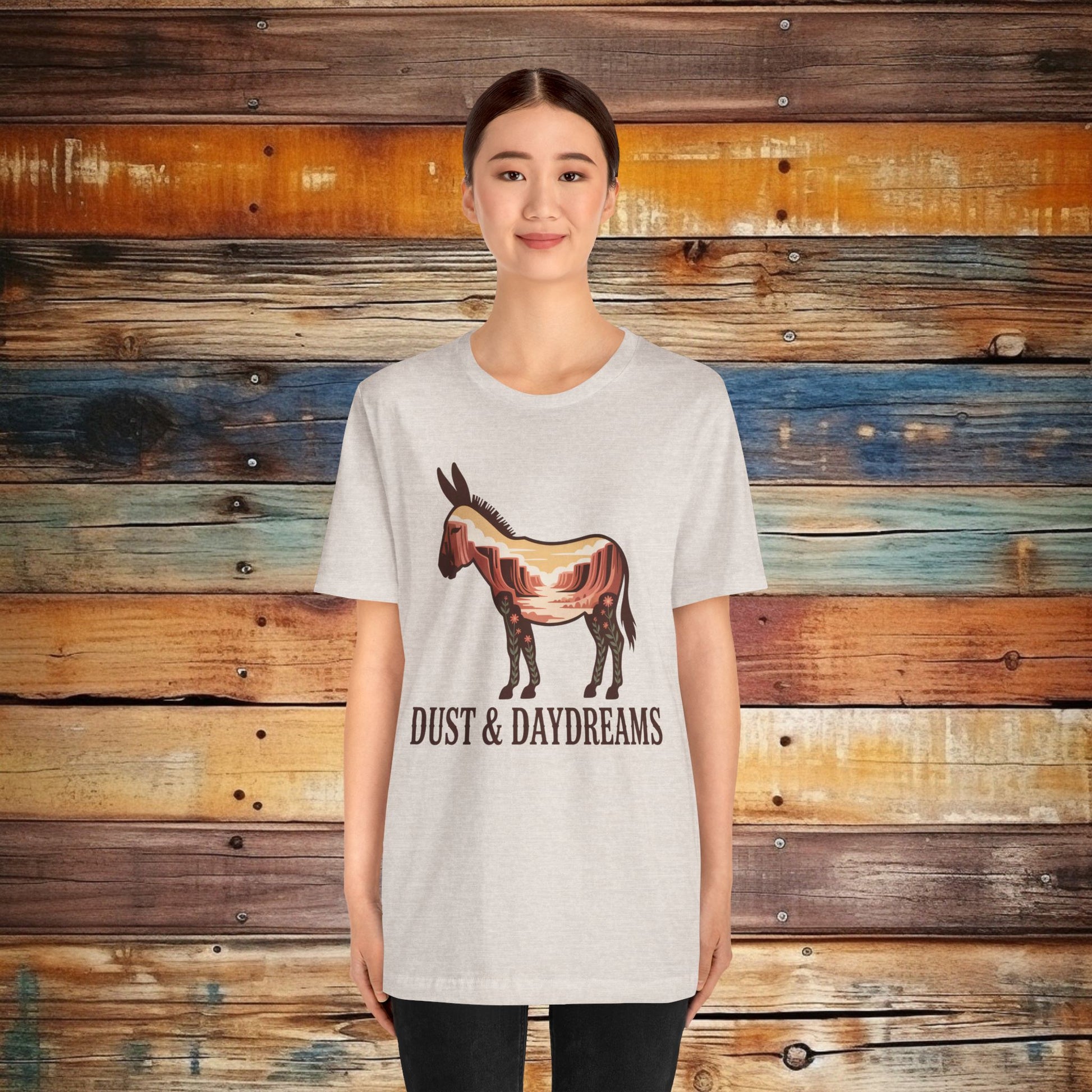 Heather Dust | Dust & Daydreams — Desert Donkey Jersey T-Shirt | T-Shirt