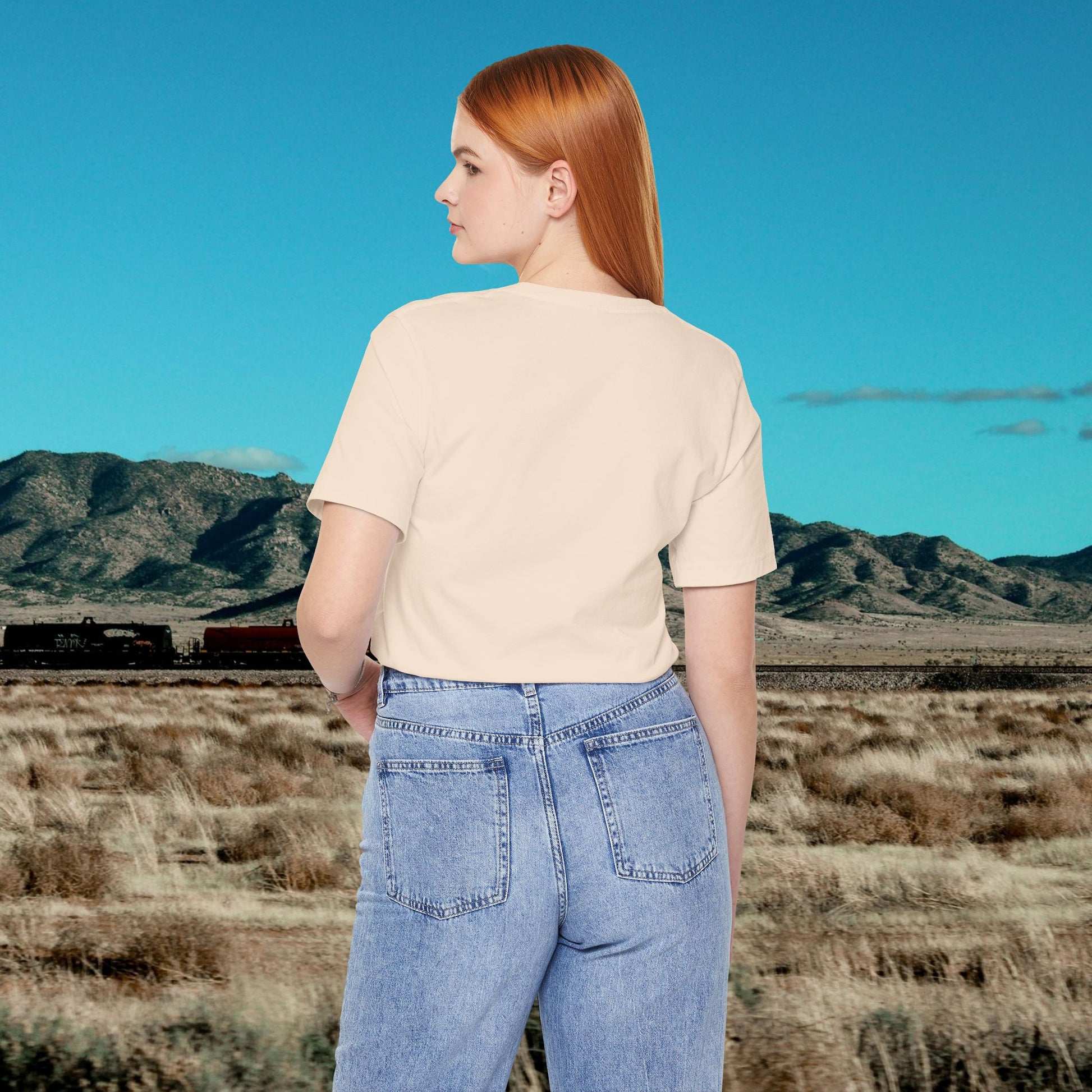 Soft Cream | Dust & Daydreams — Desert Donkey Jersey T-Shirt | T-Shirt