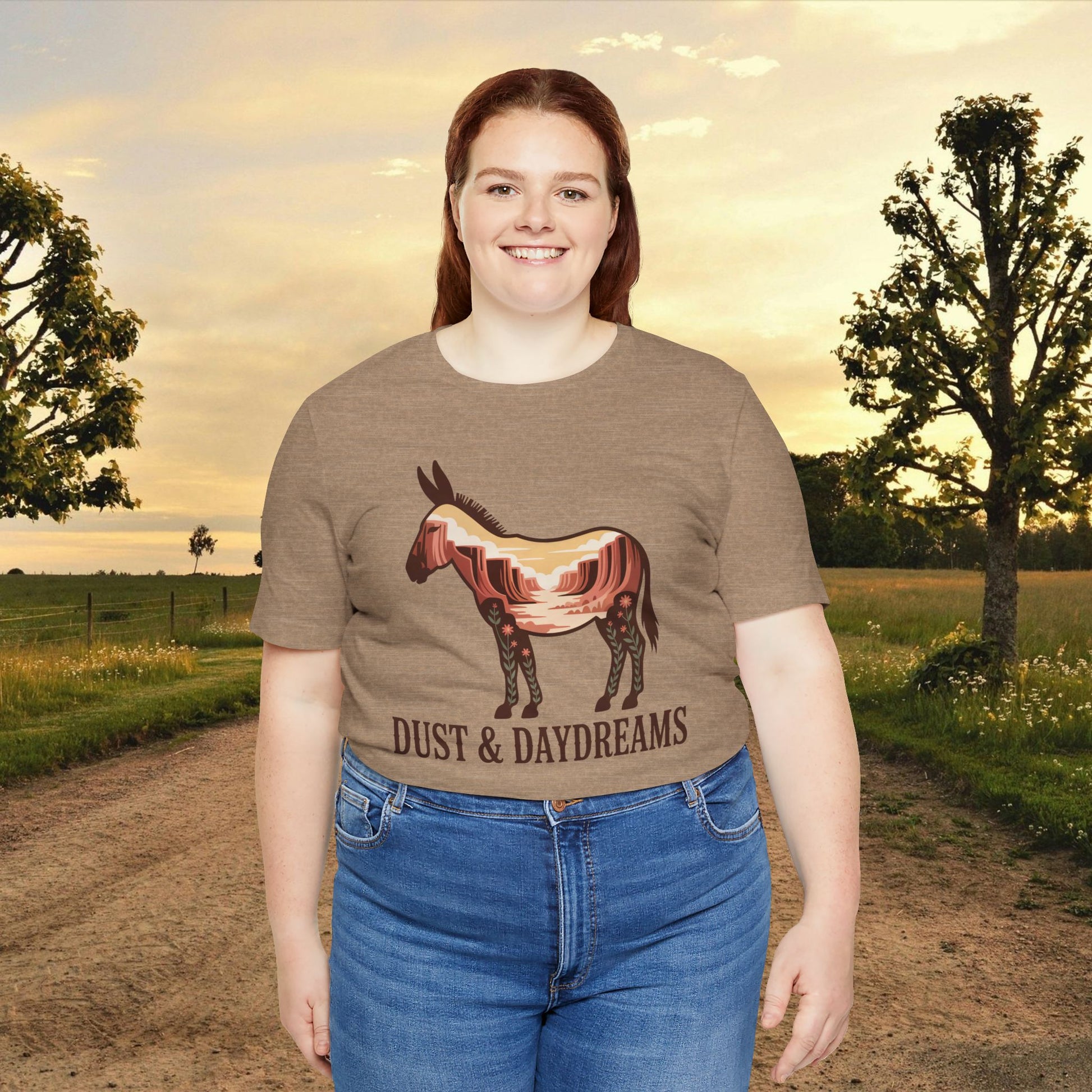 Heather Tan | Dust & Daydreams — Desert Donkey Jersey T-Shirt | T-Shirt