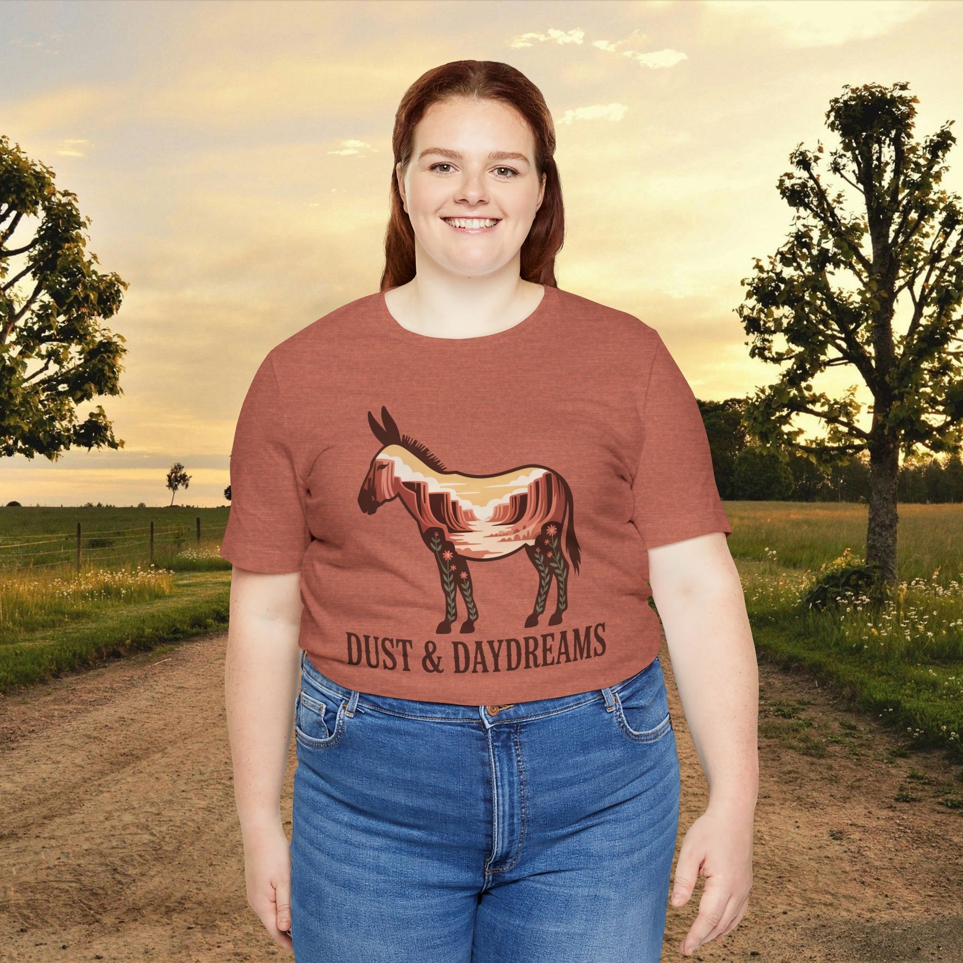 Heather Clay | Dust & Daydreams — Desert Donkey Jersey T-Shirt | T-Shirt