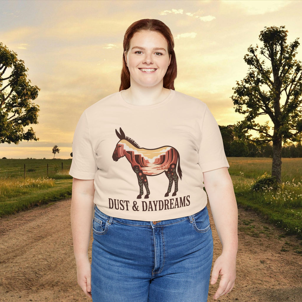 Soft Cream | Dust & Daydreams — Desert Donkey Jersey T-Shirt | T-Shirt
