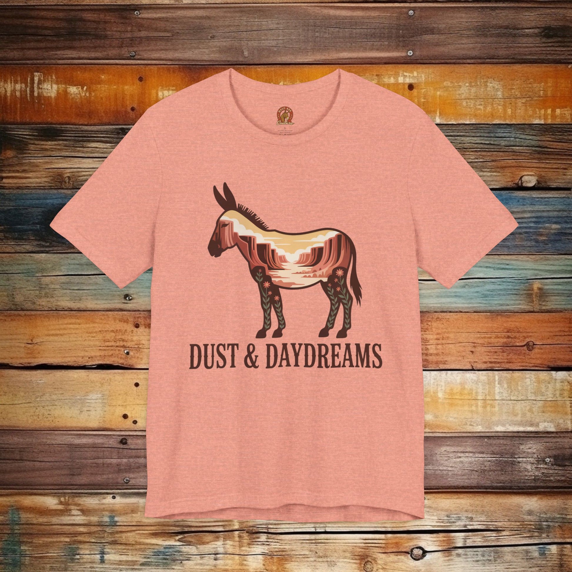 Heather Sunset | Dust & Daydreams — Desert Donkey Jersey T-Shirt | T-Shirt