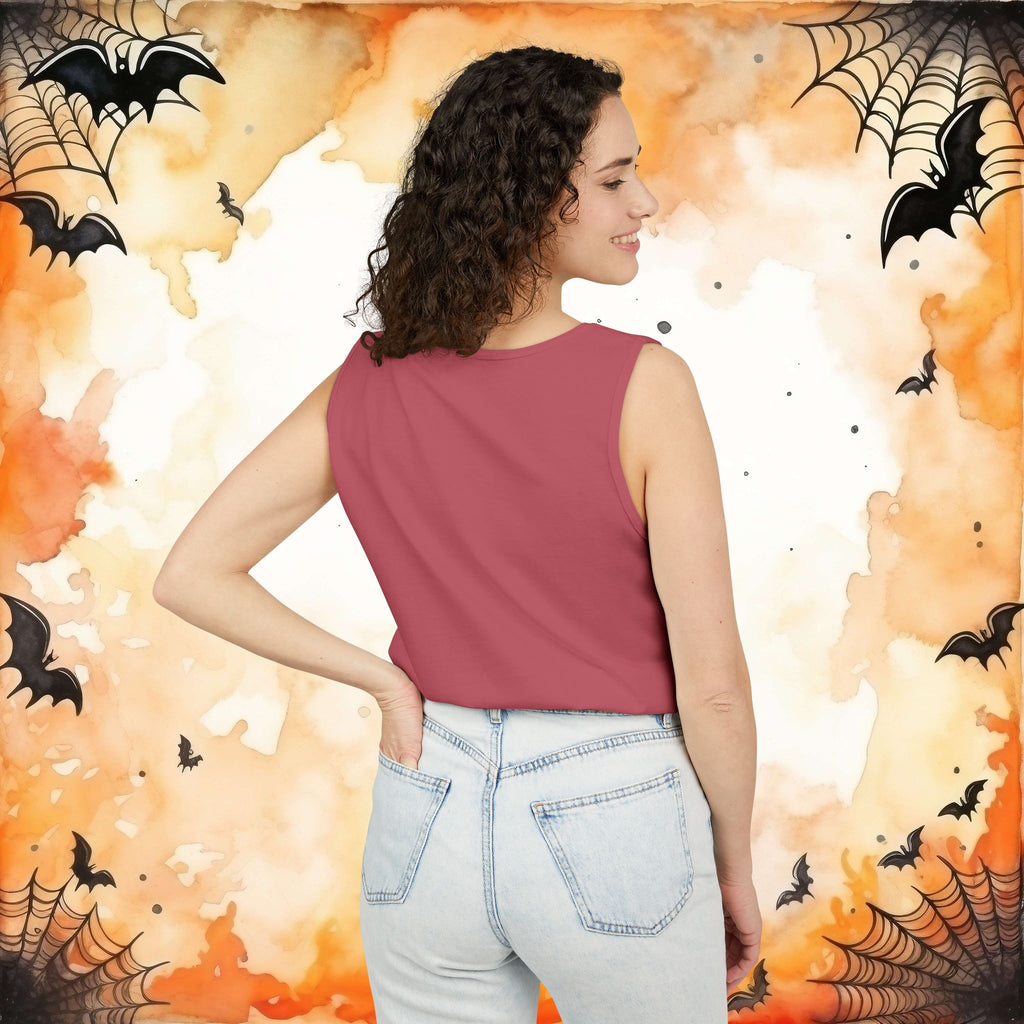 Blossom | Happy Halloween Spooky Donkey Tank Top | Tank Top