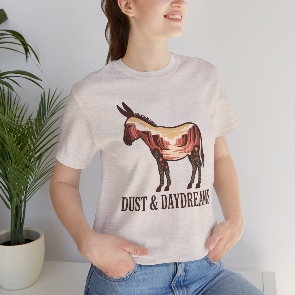 Heather Dust | Dust & Daydreams — Desert Donkey Jersey T-Shirt | T-Shirt