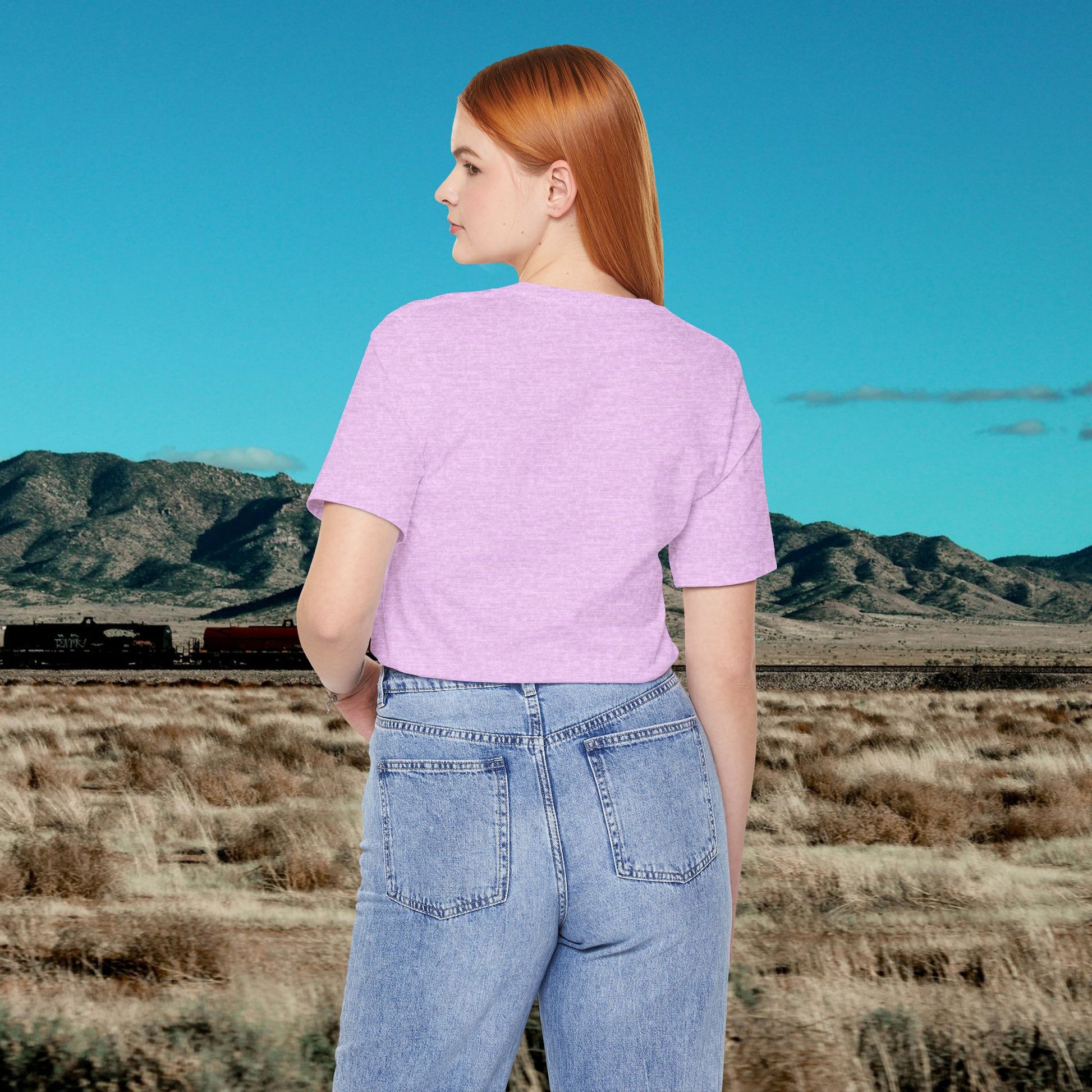 Heather Prism Lilac | Dust & Daydreams — Desert Donkey Jersey T-Shirt | T-Shirt