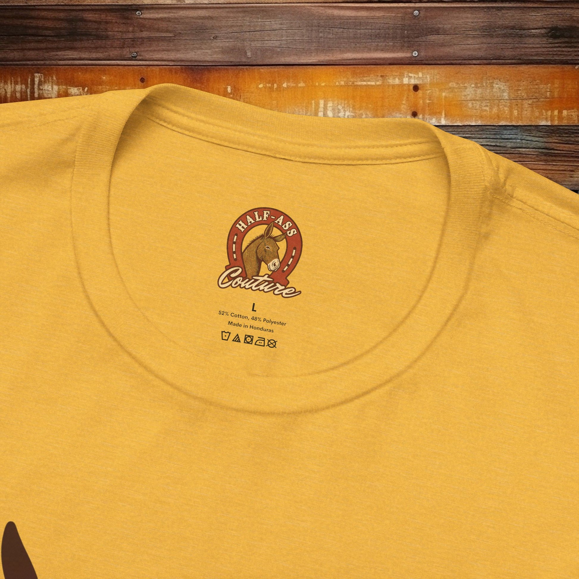 Heather Yellow Gold | Dust & Daydreams — Desert Donkey Jersey T-Shirt | T-Shirt