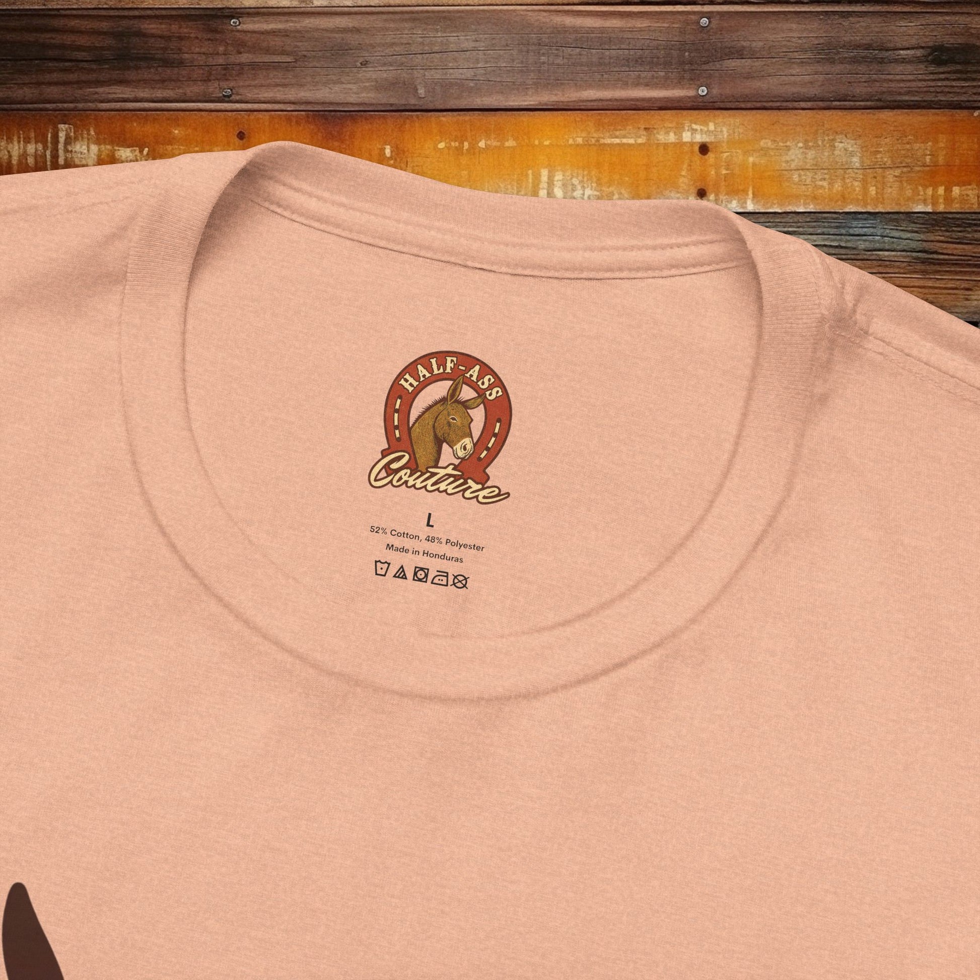 Heather Peach | Dust & Daydreams — Desert Donkey Jersey T-Shirt | T-Shirt