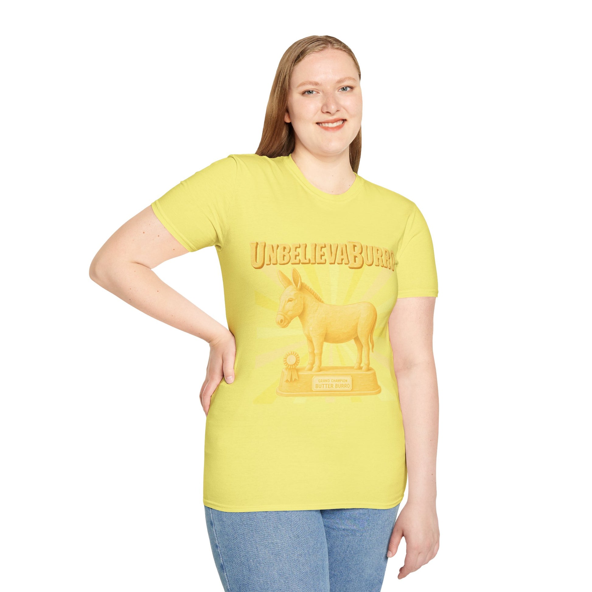 UnbelievaBurro Grand Champion Butter Burro Unisex T-Shirt